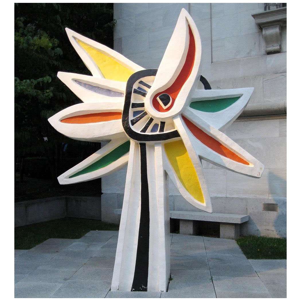  Fernand Leger. Grand tournesol. 1952. Mus?e des beaux-arts de Montr?al