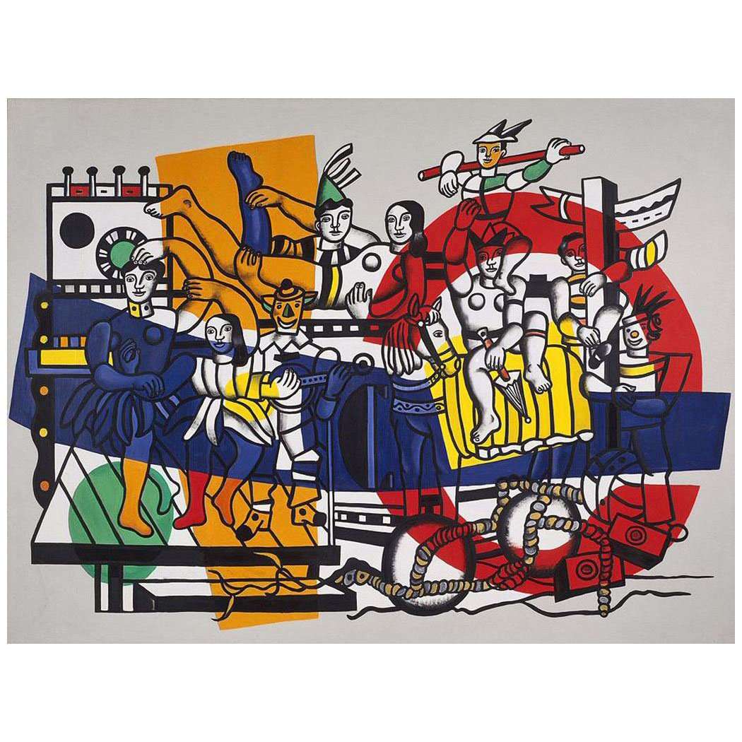  Fernand Leger. La grande parade. 1954. Guggenheim Museum