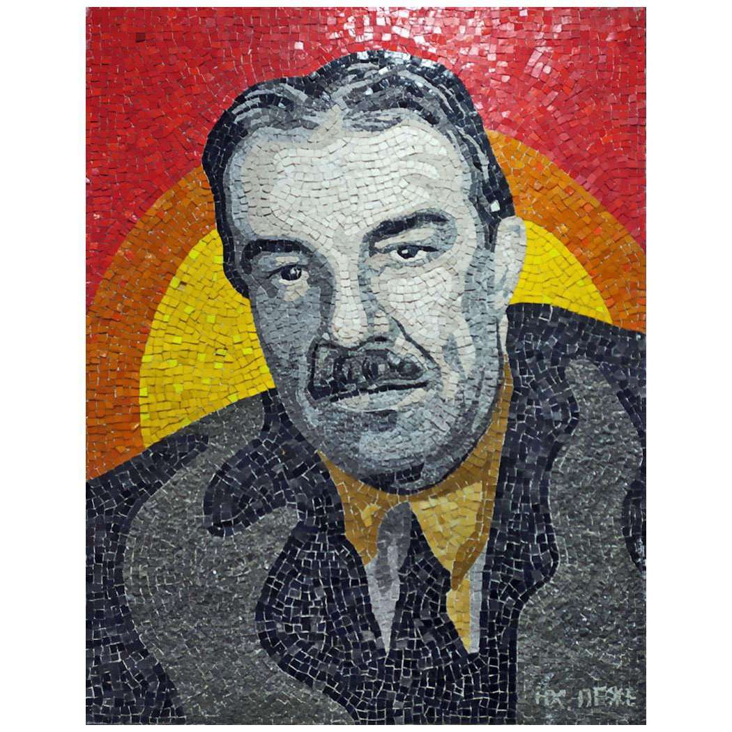  Nadia Khodassievitch-Leger. Mosaique portrait de Fernand Leger. 1971