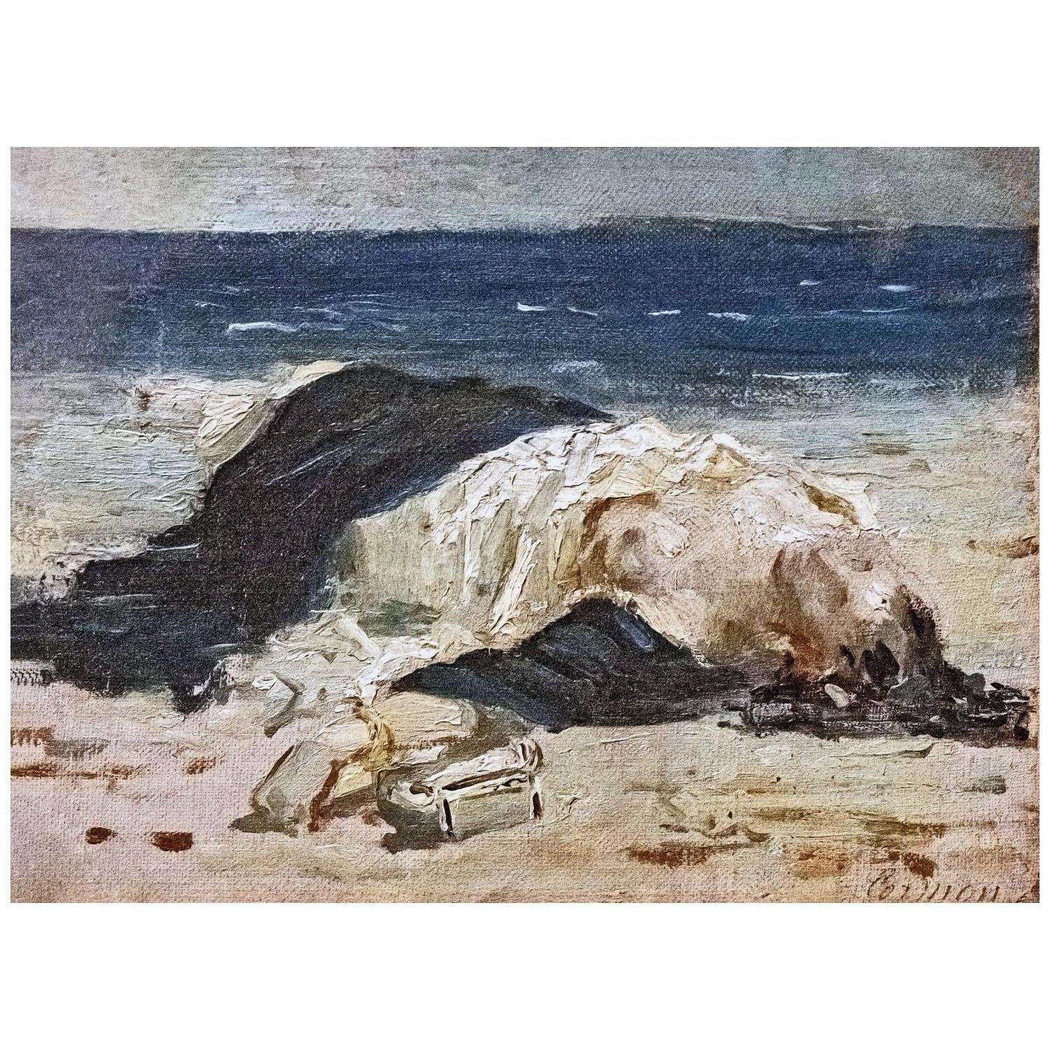  Fernand Cormon. Femme sur une plage. 1874. Musee Toulouse-Lautrec, Albi