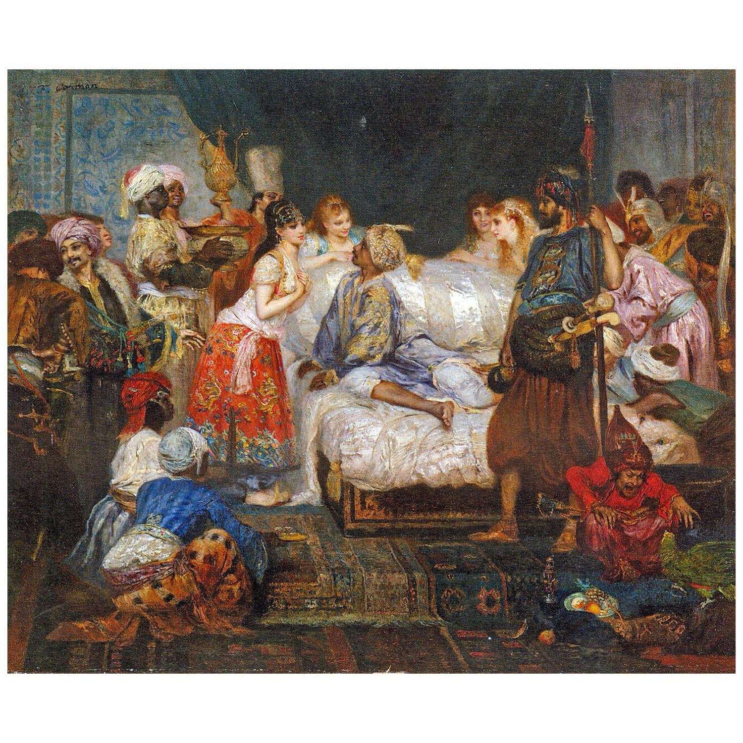  Fernand Cormon. Le Harem. 1877. Palais des Archev?ques de Narbonne