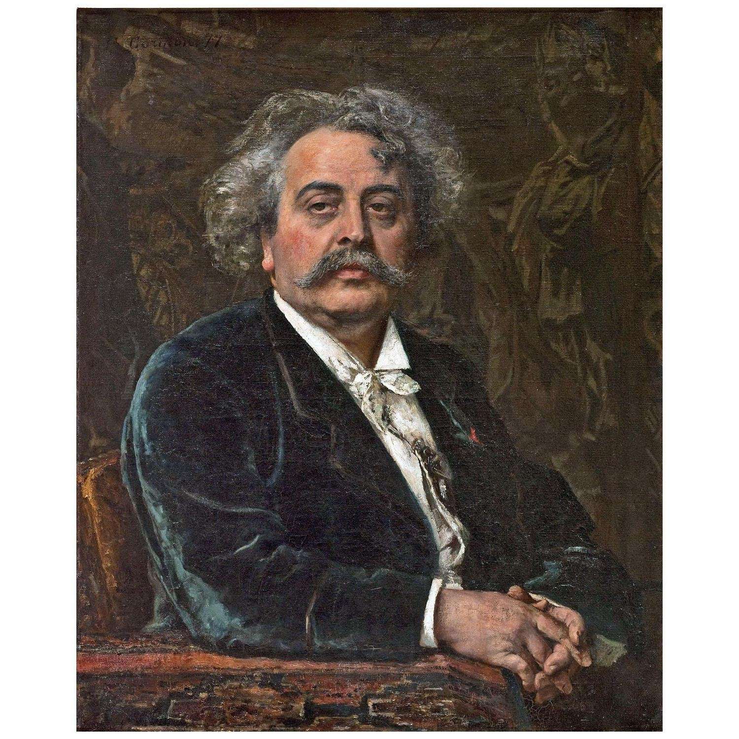  Fernand Cormon. Portrait de Carrier-Belleuse. 1877. MBA de la ville de Paris