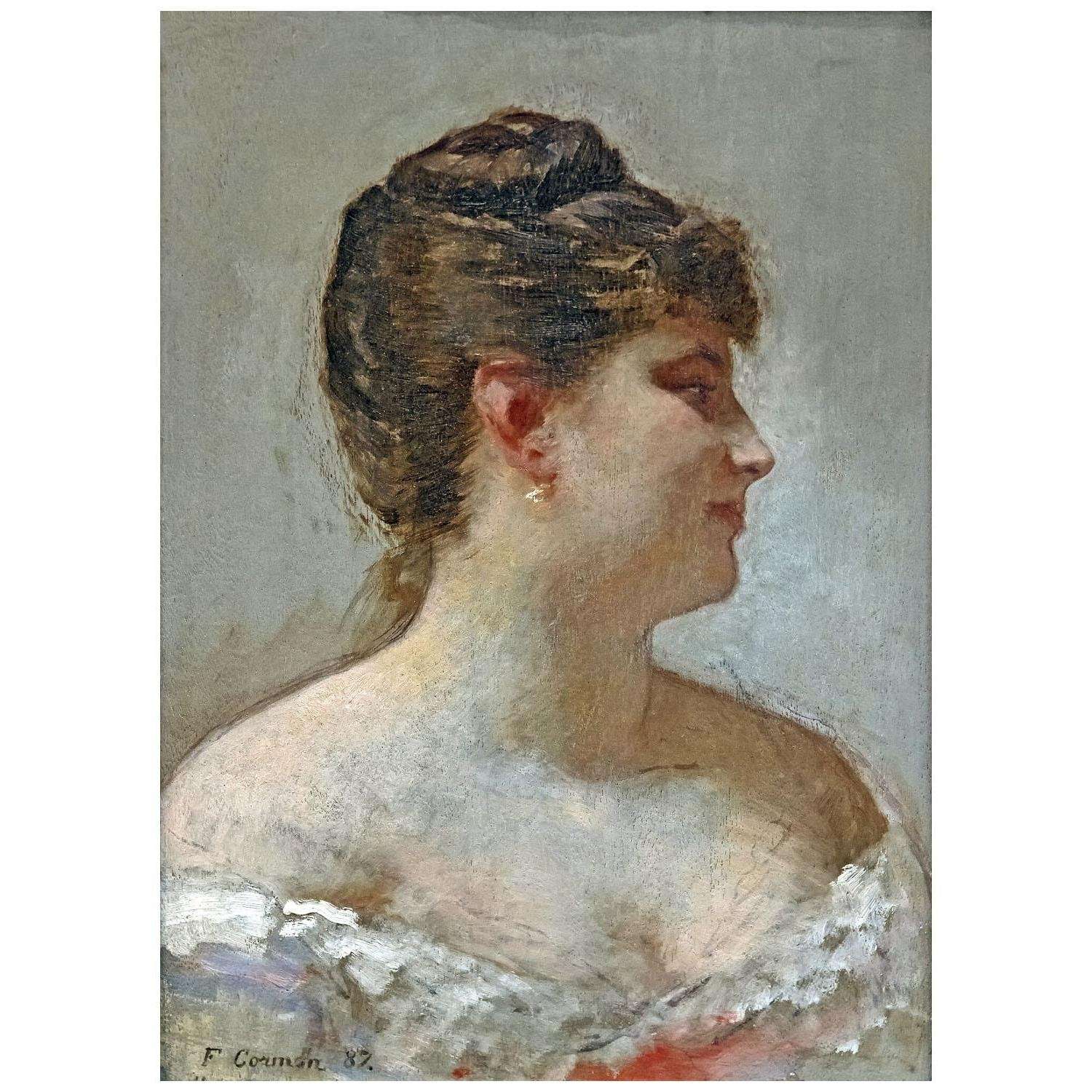  Fernand Cormon. Portrait de Madame Cormon. 1887. MBA de Carcassonne