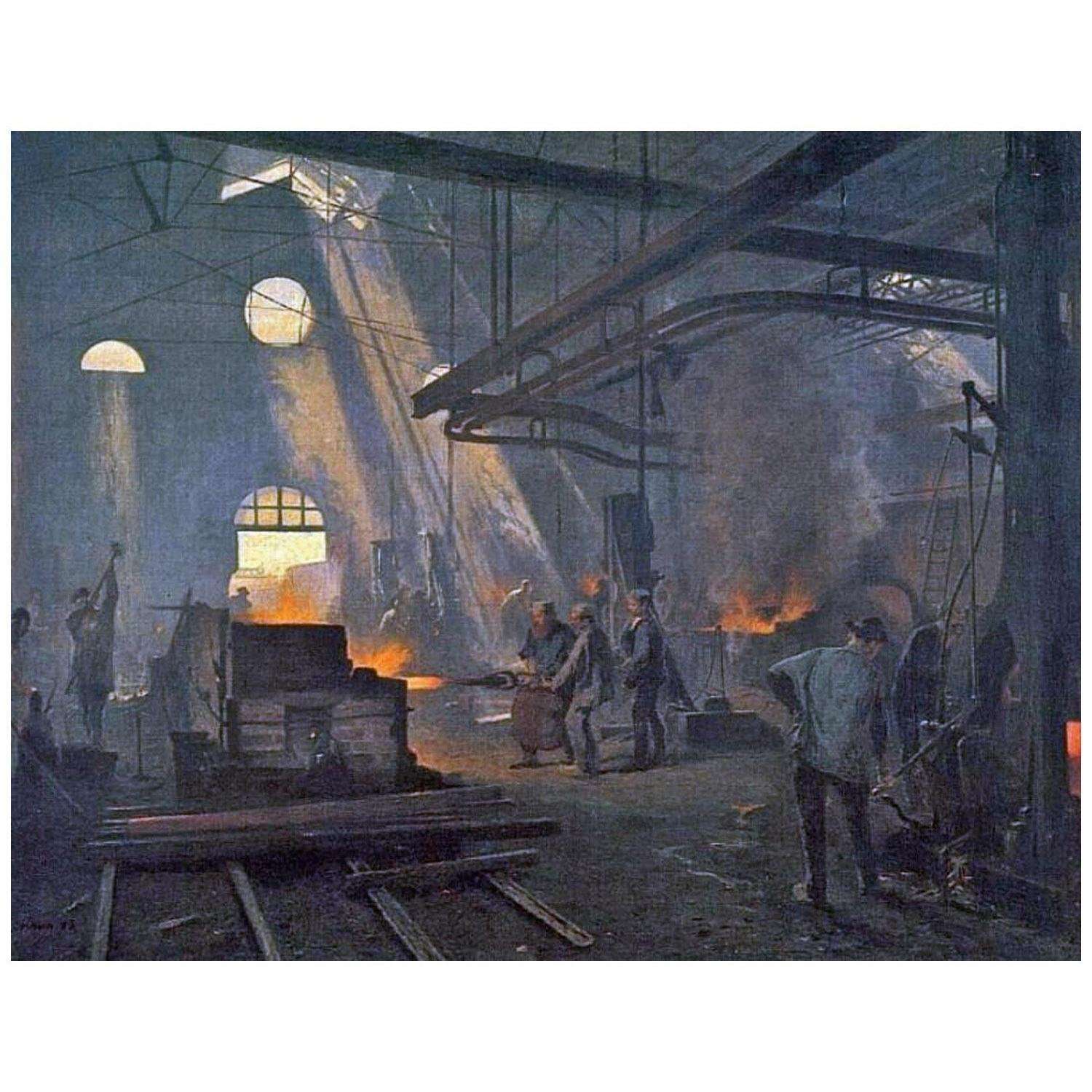  Fernand Cormon. Une forge. 1893. Musee dOrsay Paris