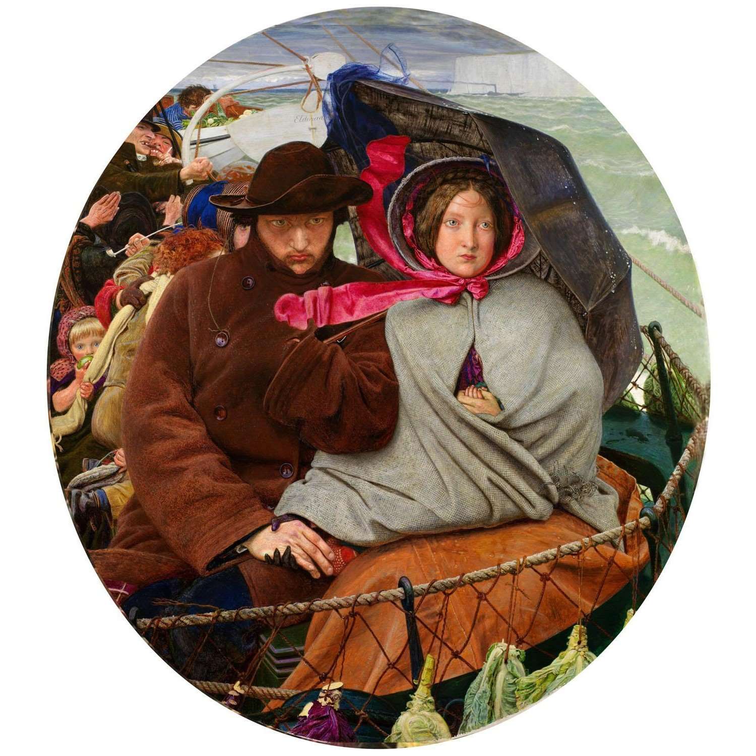   Ford Madox Brown. The Last of England. 1852. Birmingham Art Gallery