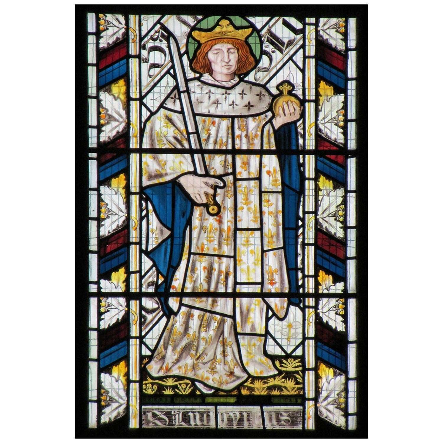   Ford Madox Brown. King Louis IX. 1861. All Saints Church, Cambridge