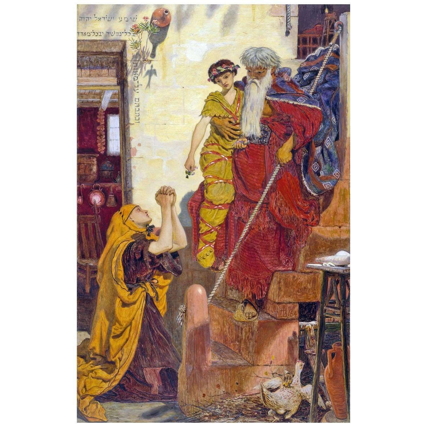   Ford Madox Brown. Elijah and the Widow's Son. 1864. Birmingham Art Gallery