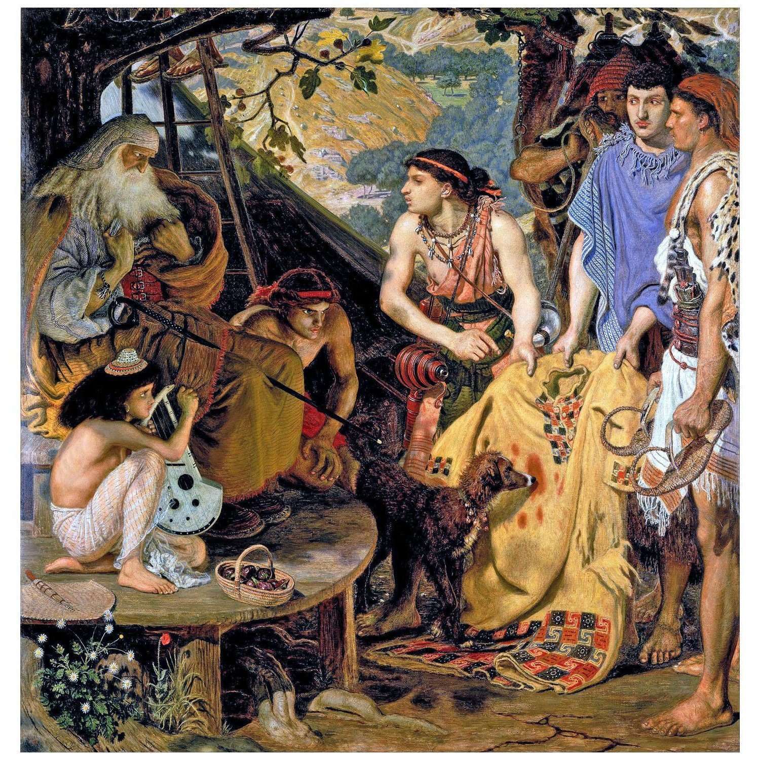   Ford Madox Brown. The Coat of Many Colours. 1864. Walker Gallery Liverpool
