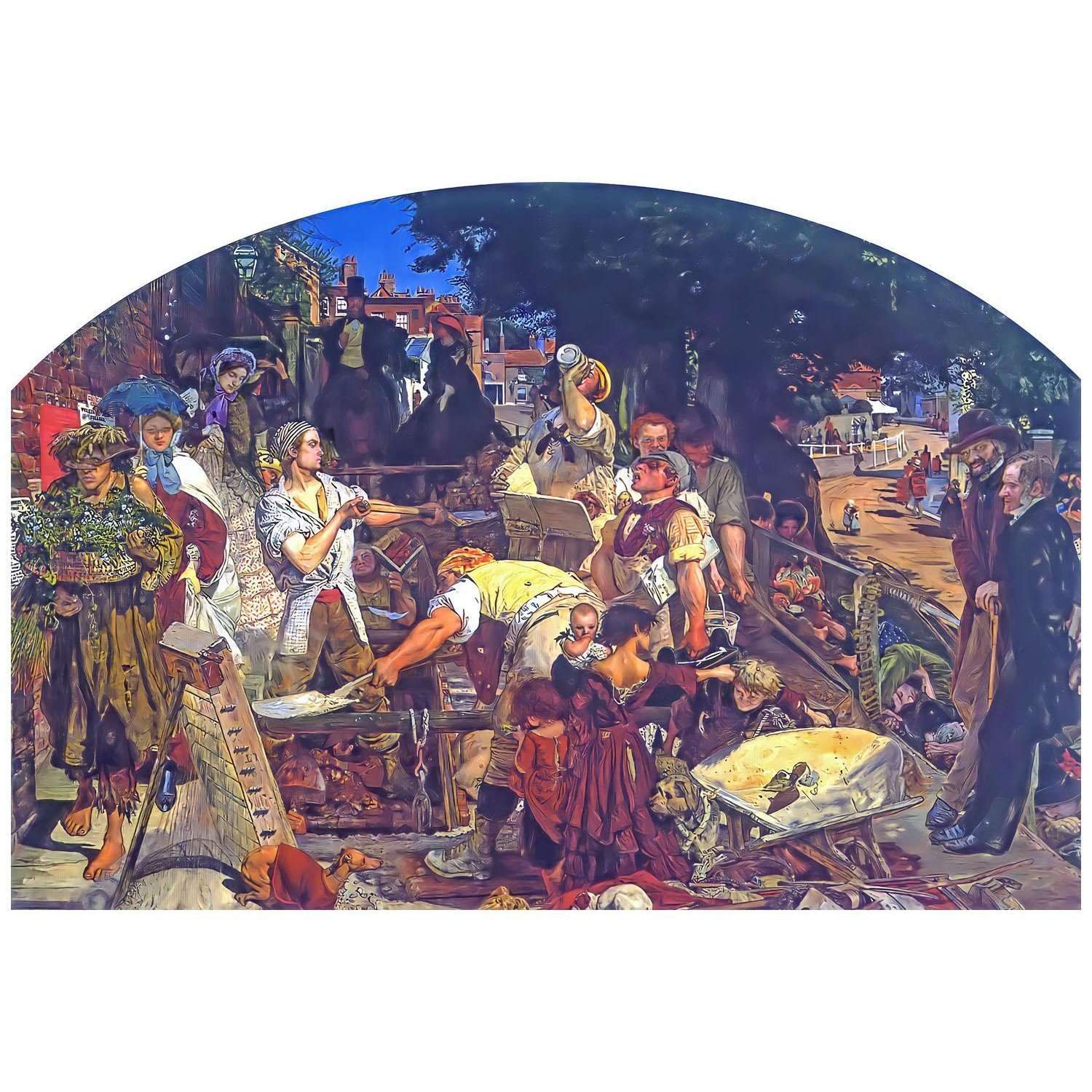   Ford Madox Brown. Work. 1865. Manchester Art Gallery