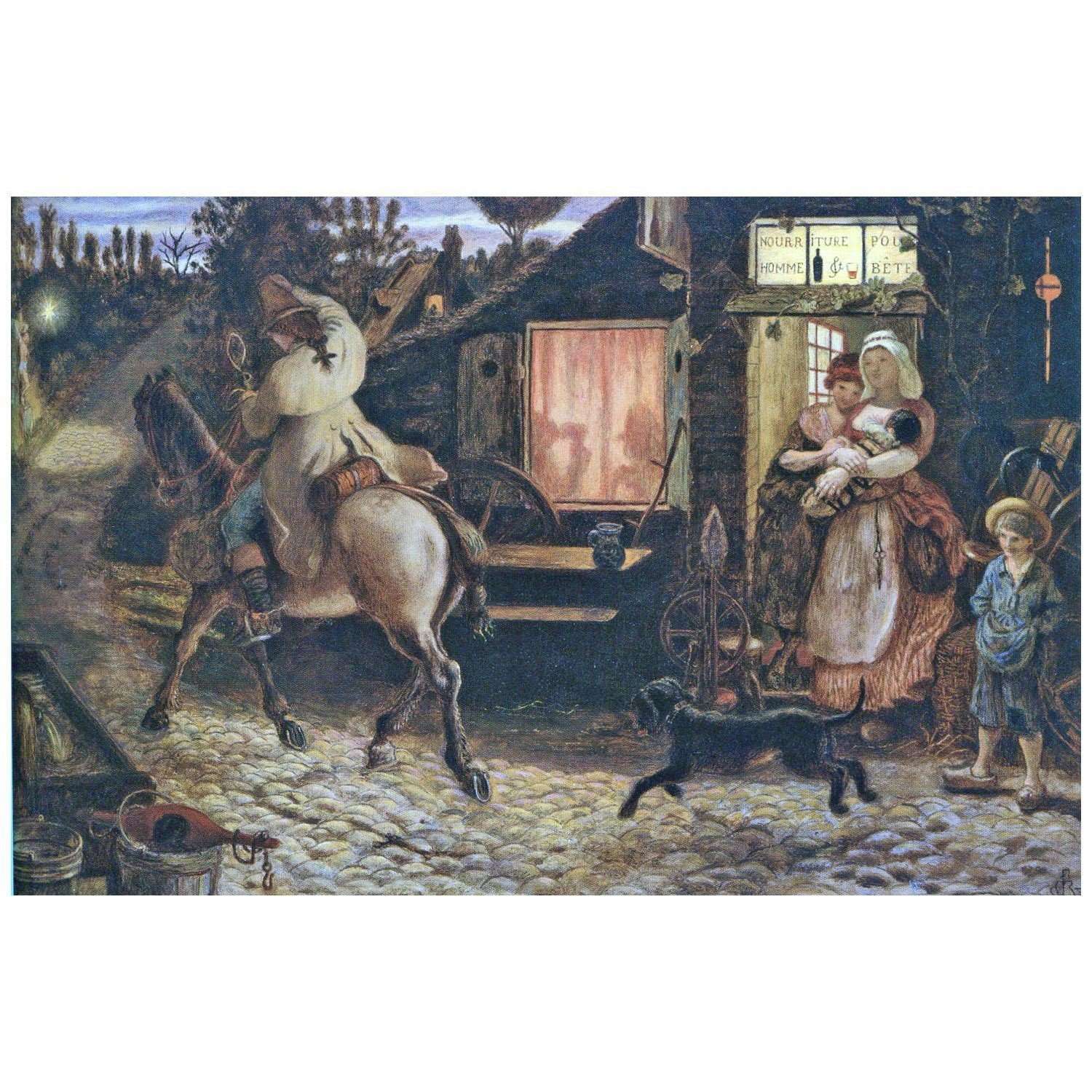   Ford Madox Brown. The Traveler. 1868. Manchester Art Gallery