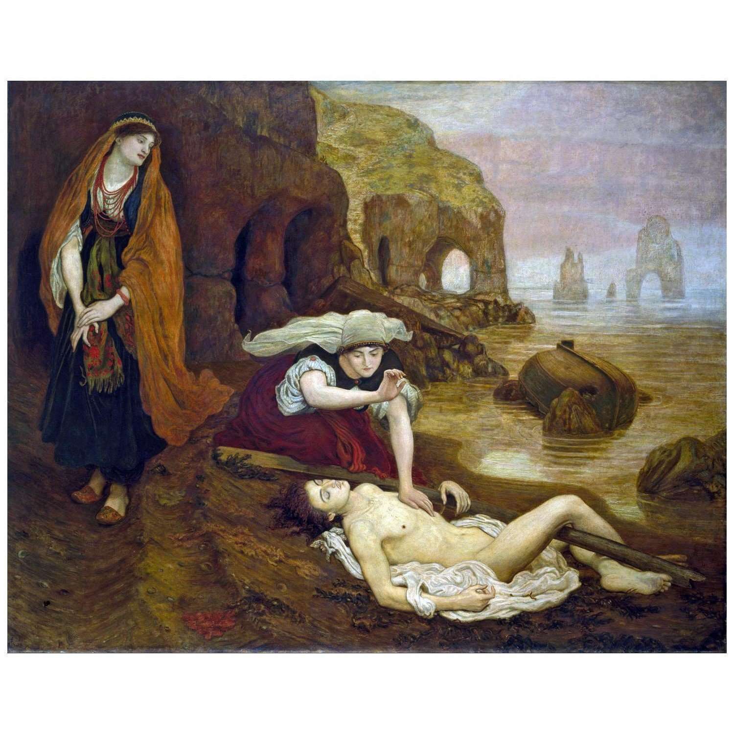   Ford Madox Brown. Finding of Don Juan by Haidee. 1873. Birmingham Art Gallery