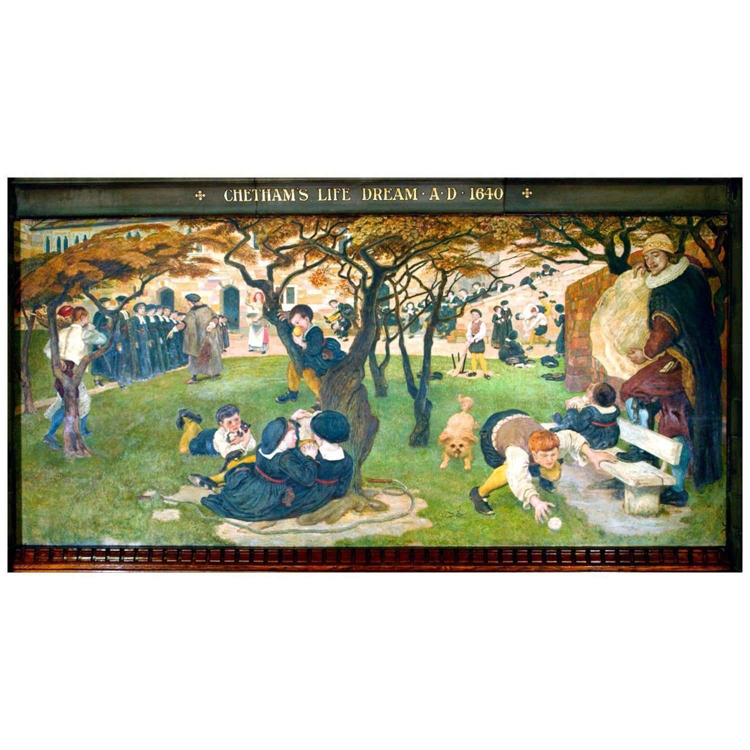   Ford Madox Brown. Chethams Life Dream (Manchester Murals). 1881. Manchester City Hall