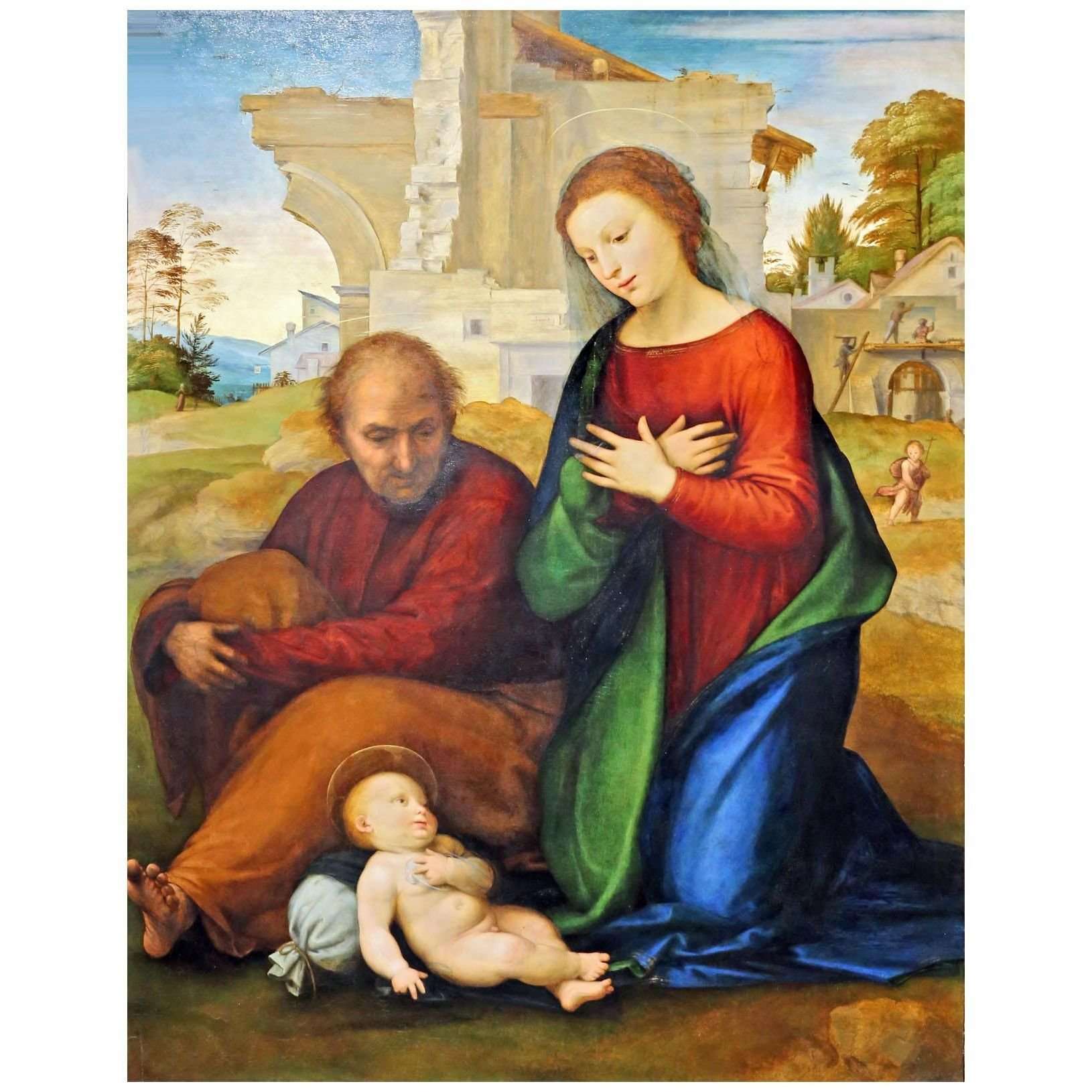  Fra Bartolomeo. Adorazione del Bambino. 1511. National Gallery London