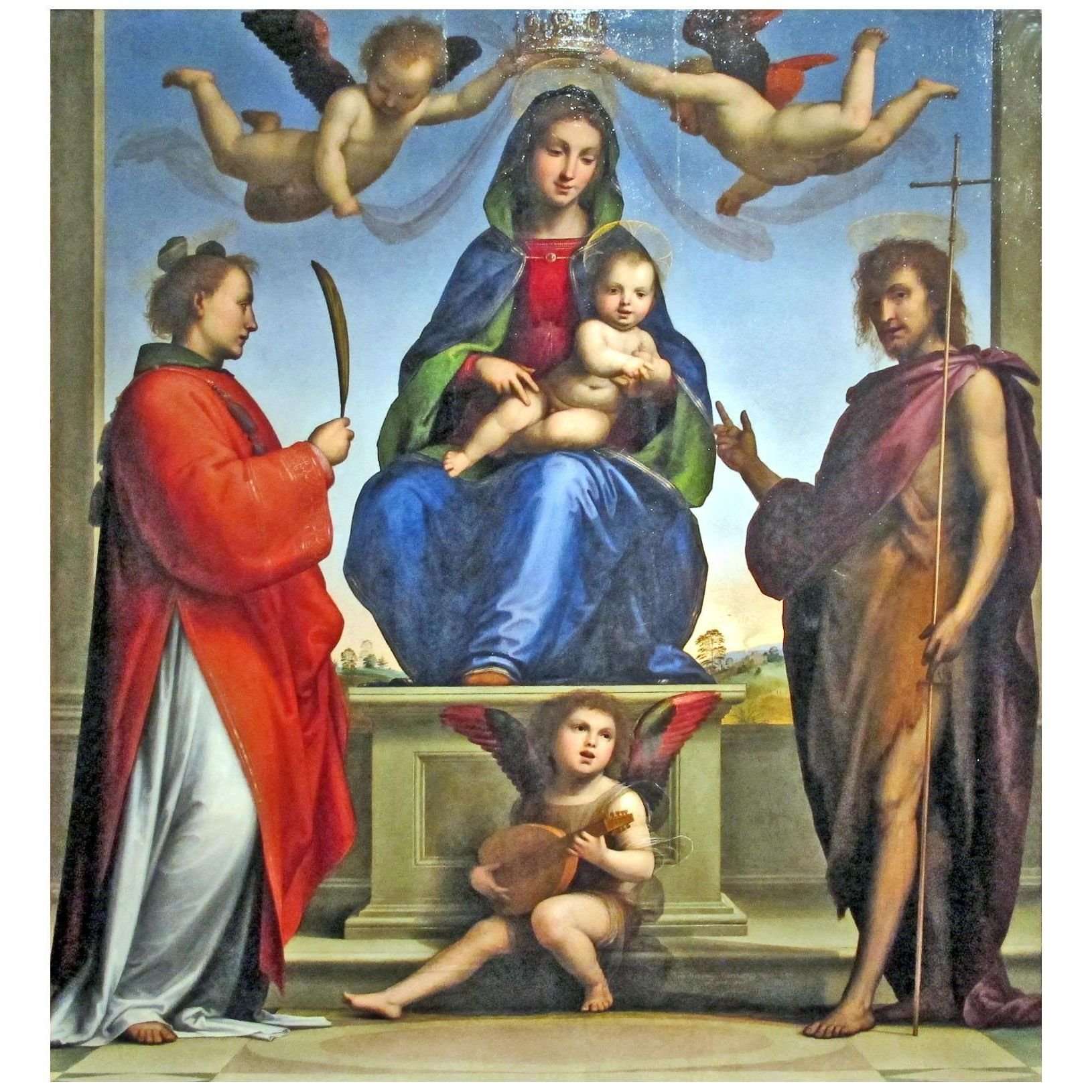  Fra Bartolomeo. Madonna col Bambino in trono e santi. 1517. Villa Guinigi Lucca