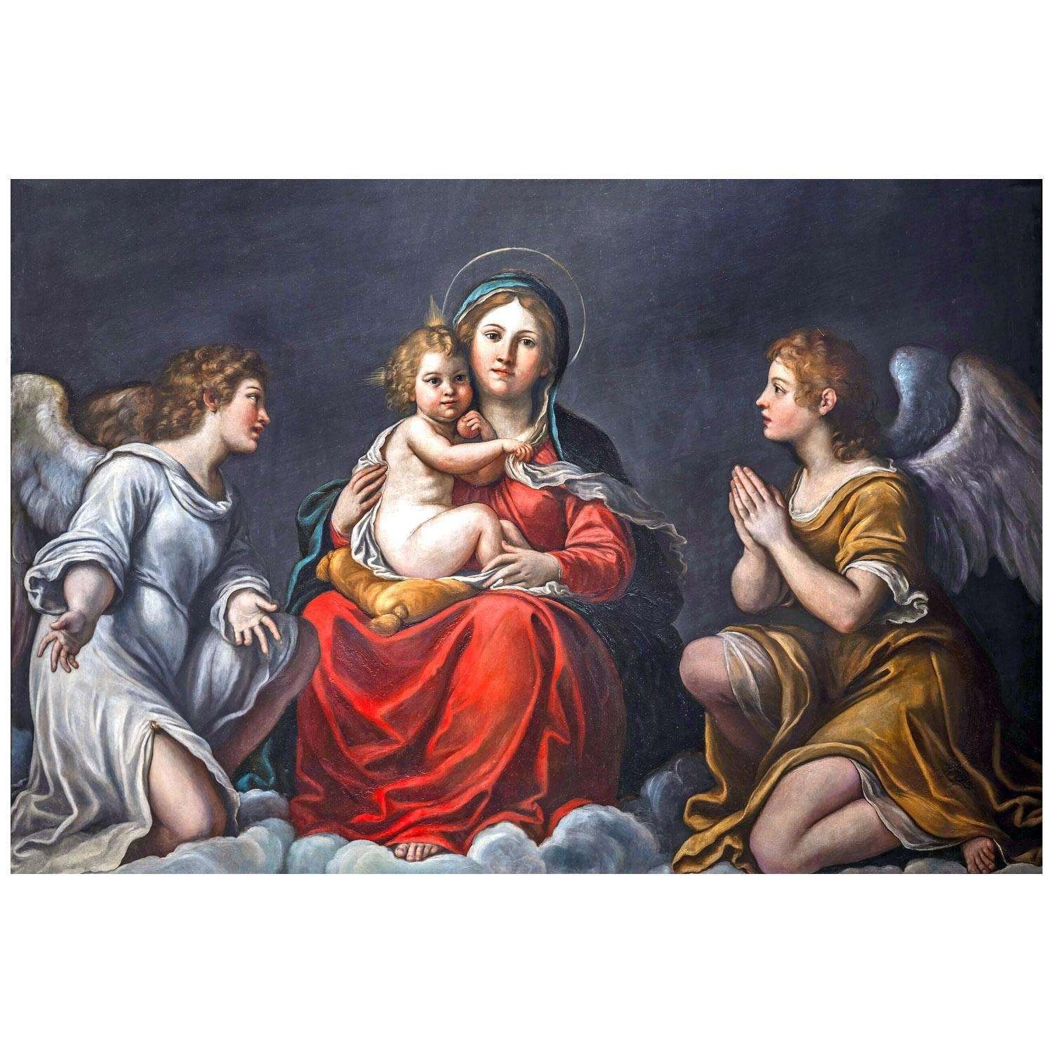  Francesco Albani. Madonna col Bambino e angeli. 1610. Musei Capitolini Roma