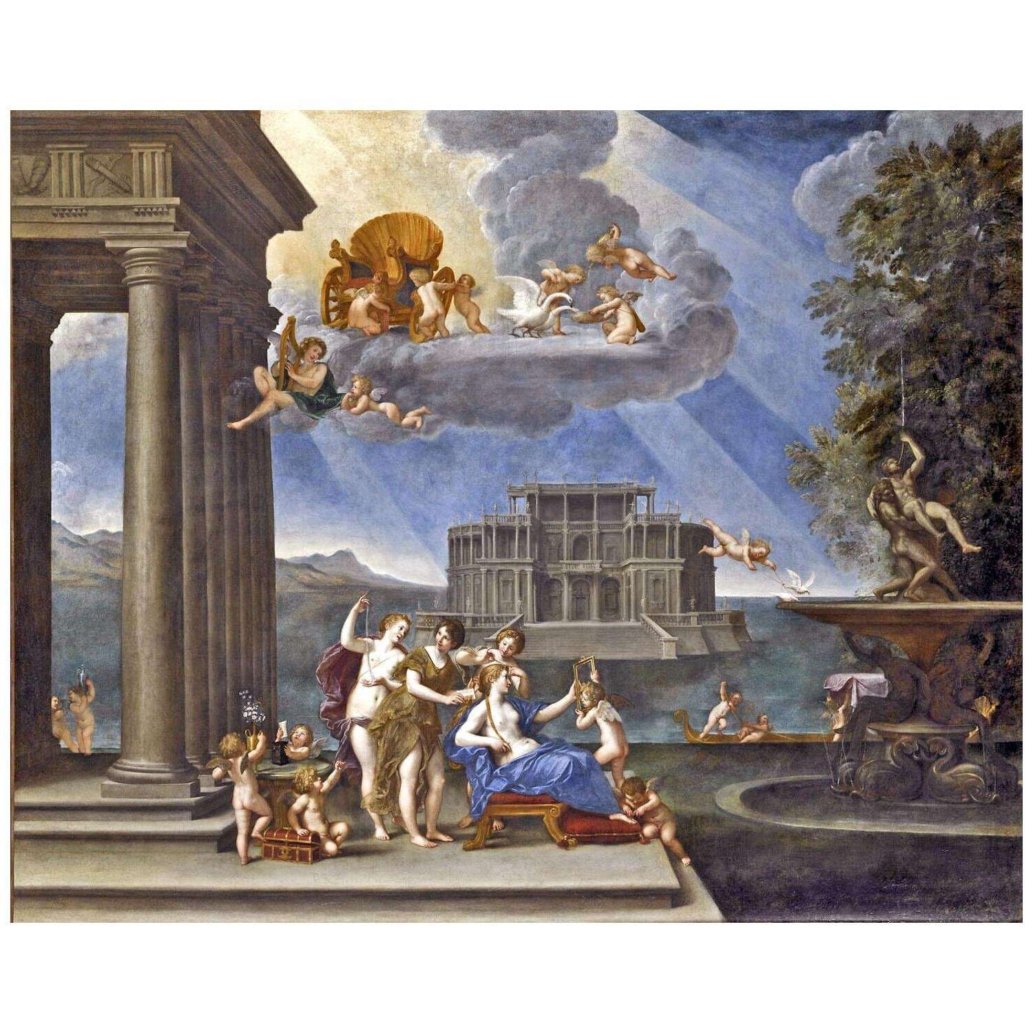  Francesco Albani. La toilette di Venere. 1621. Musee du Louvre Paris