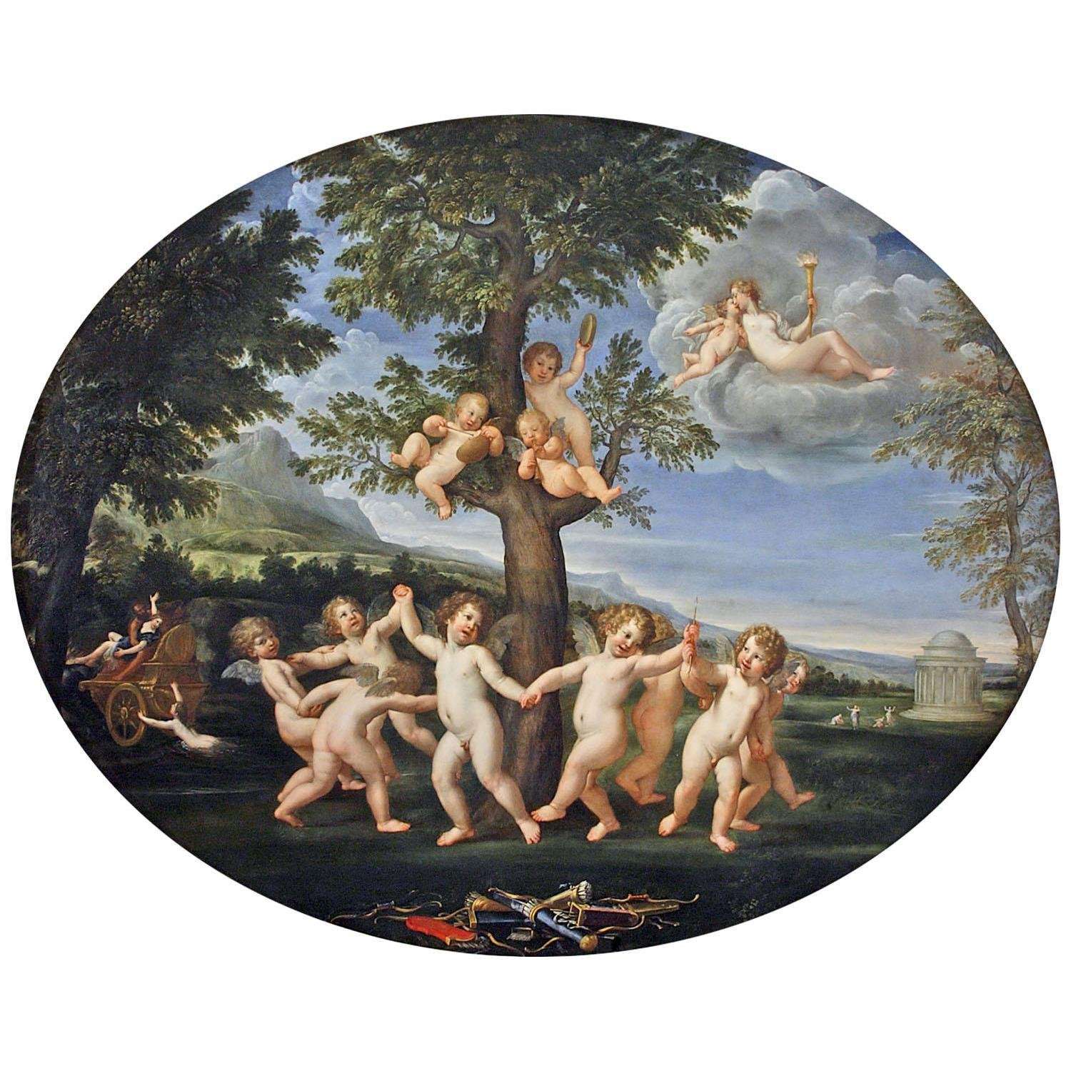  Francesco Albani. Danza degli amorini. 1624. Pinacoteca di Brera Milano