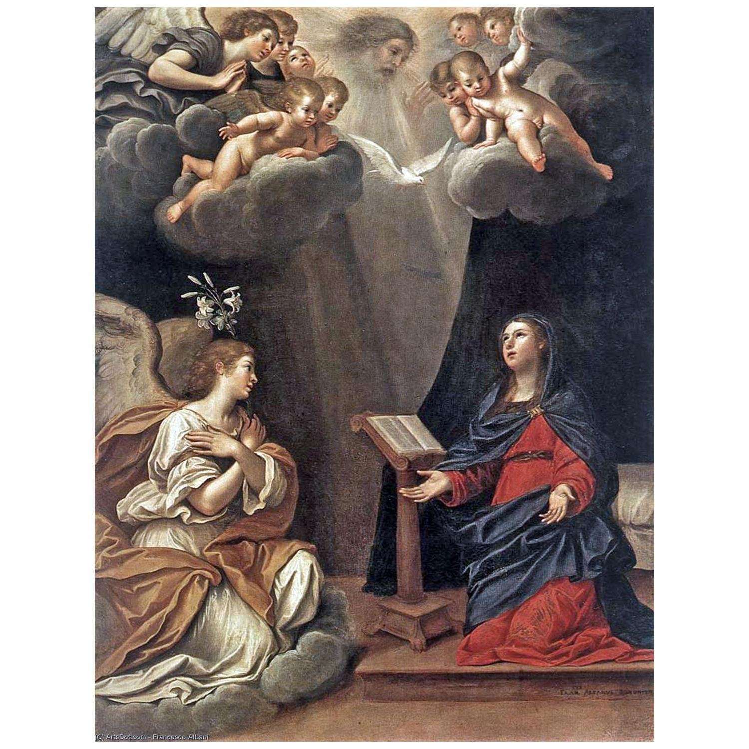  Francesco Albani. Annunciazione. 1630. Hermitage Sankt Petersburg
