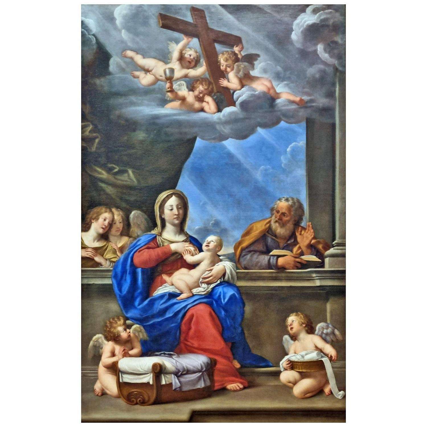  Francesco Albani. Sacra Famiglia. 1641. Mus?e des beaux-arts de Dijon
