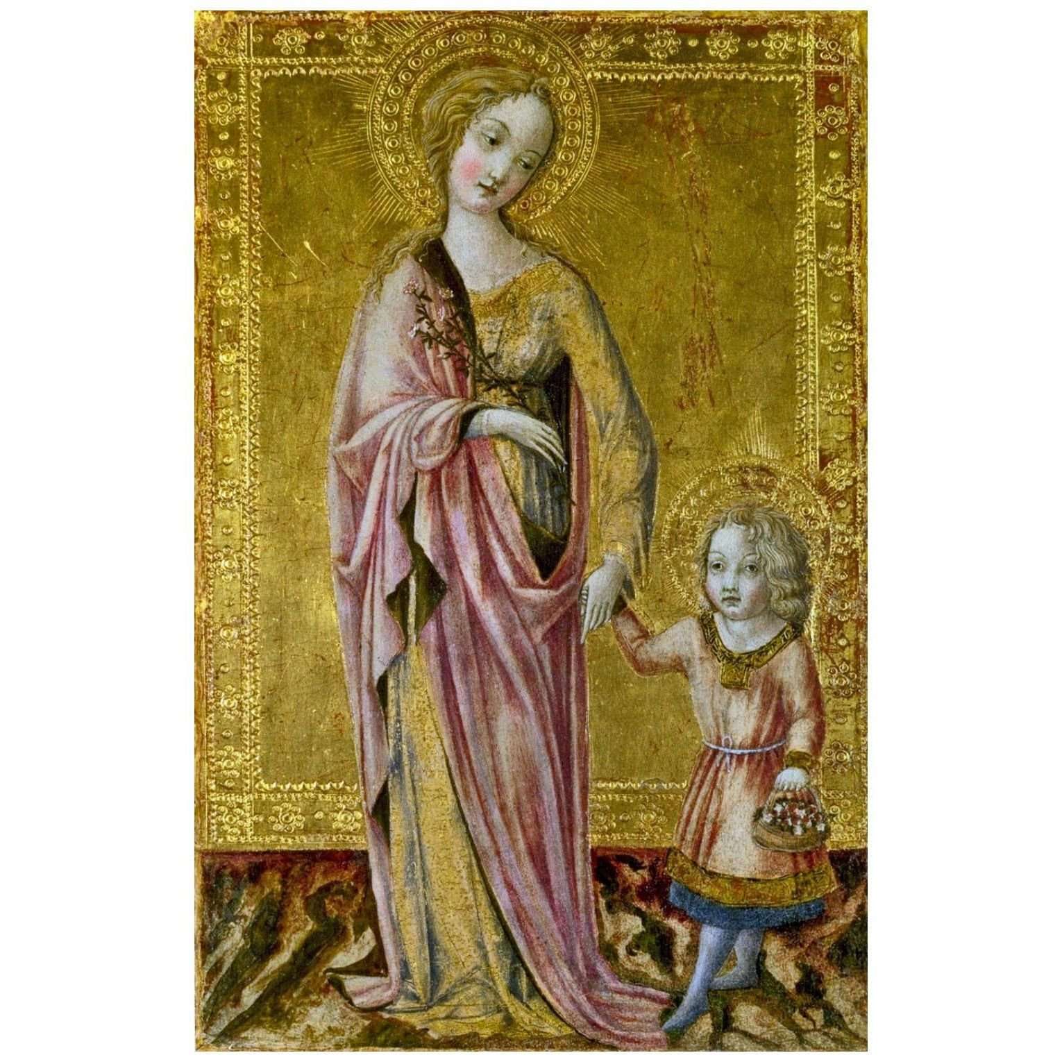  Francesco di Giorgio. Santa Dorotea. 1460. National Gallery London