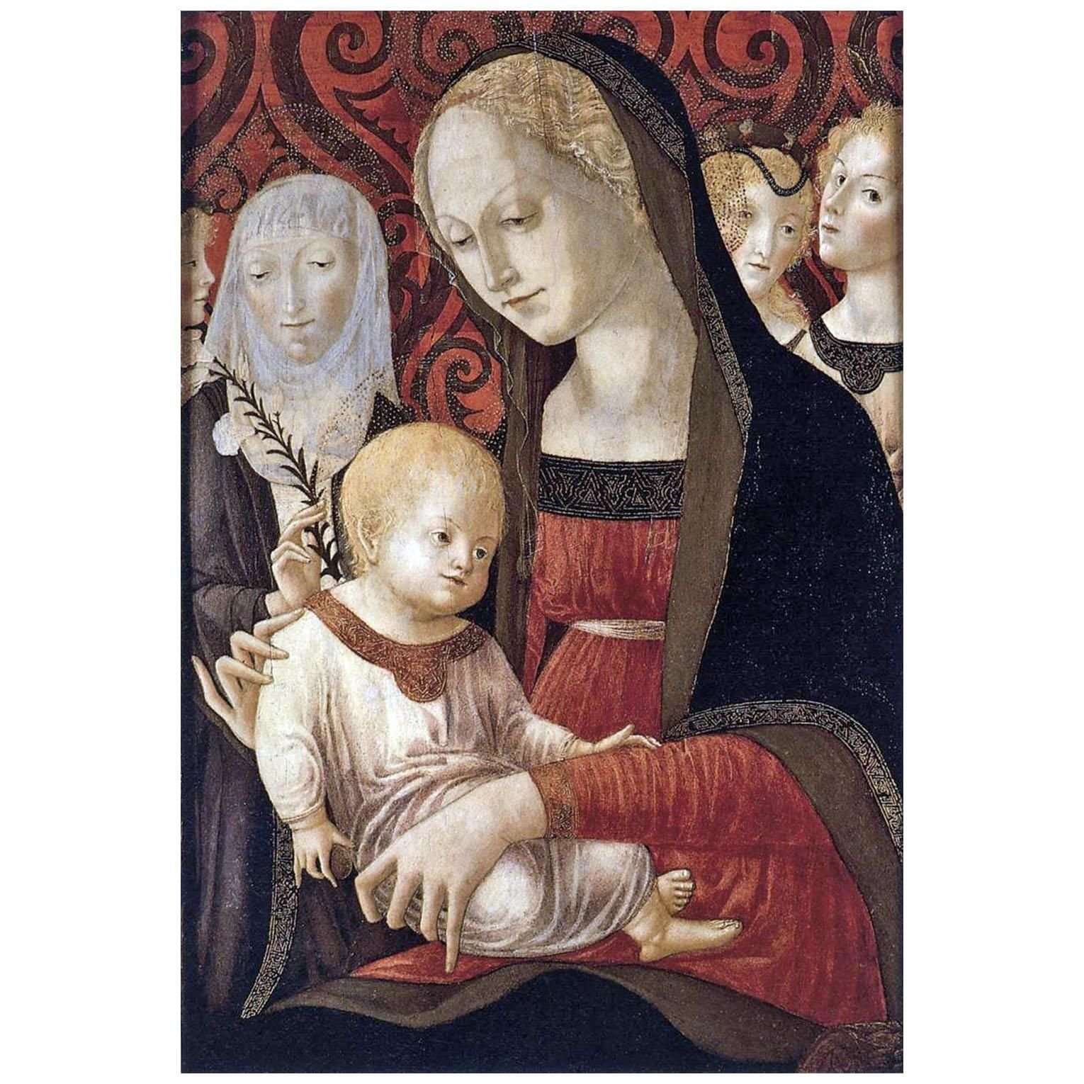  Francesco di Giorgio. Madonna col Bambino con Santa Caterina. 1490. Museo Thyssen Bornemisza