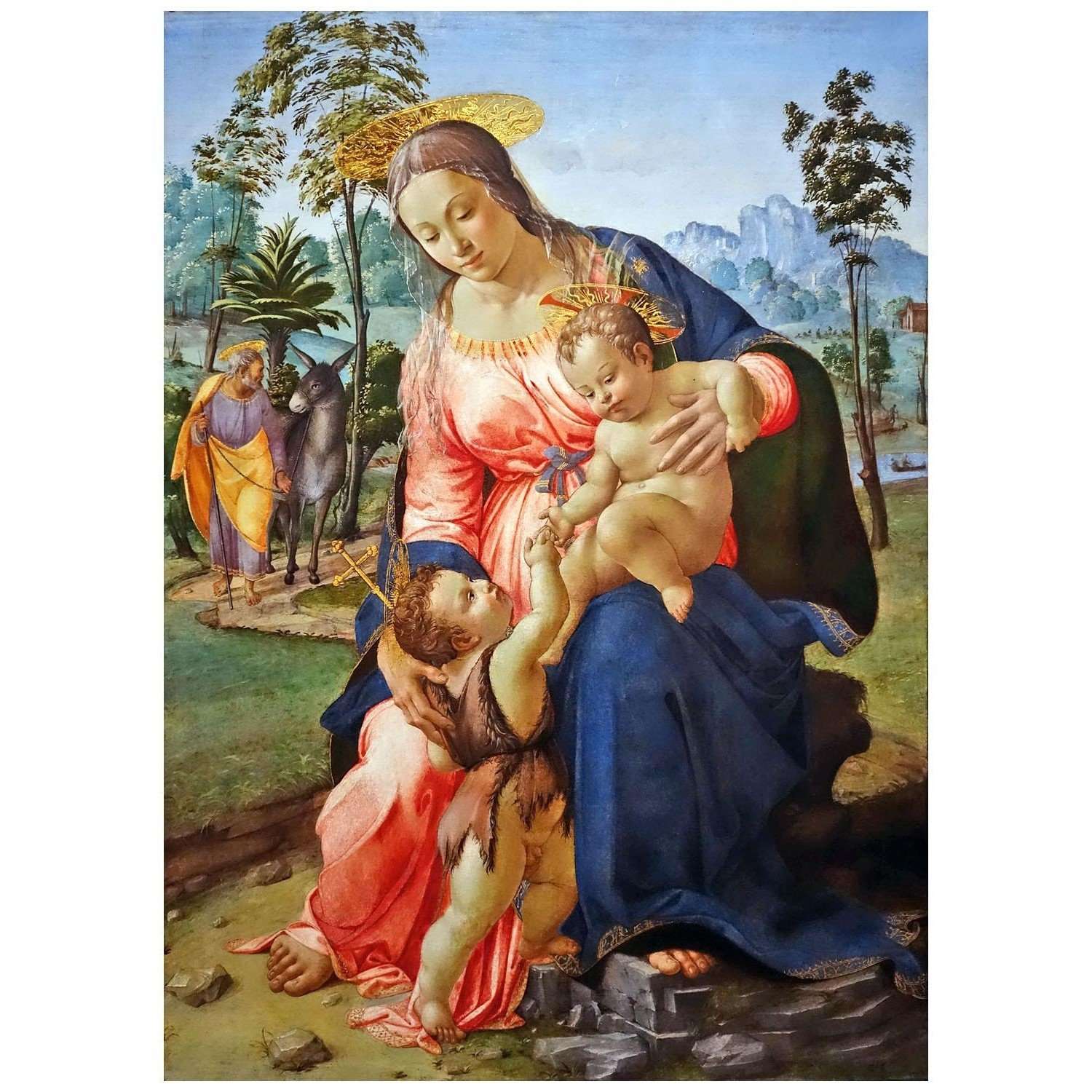  Francesco Granacci. La sacra famiglia. 1494. National Gallery of Ireland, Dublin