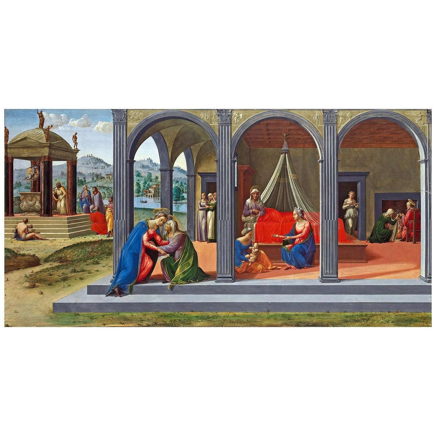  Francesco Granacci. Vita di San Giovanni Battista. 1506. Metropolitan Museum