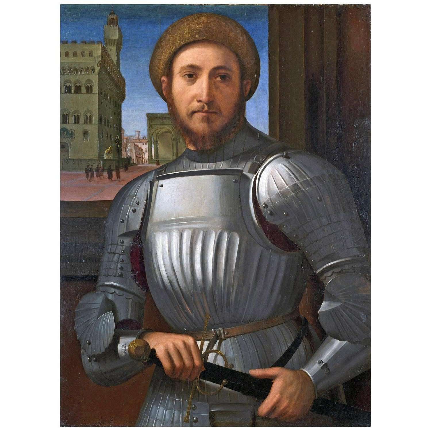  Francesco Granacci. Ritratto di uomo. 1510. National Gallery London