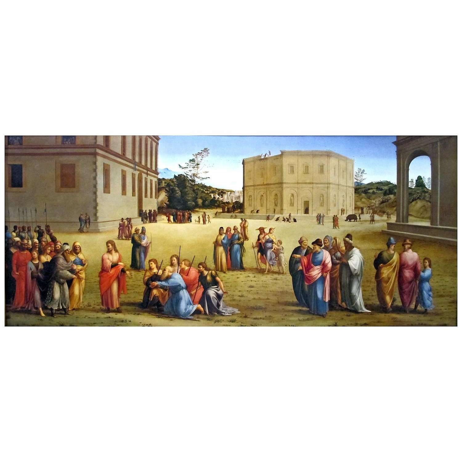  Francesco Granacci. Giuseppe presenta i fratelli al faraone. 1516. Galleria degli Uffizi