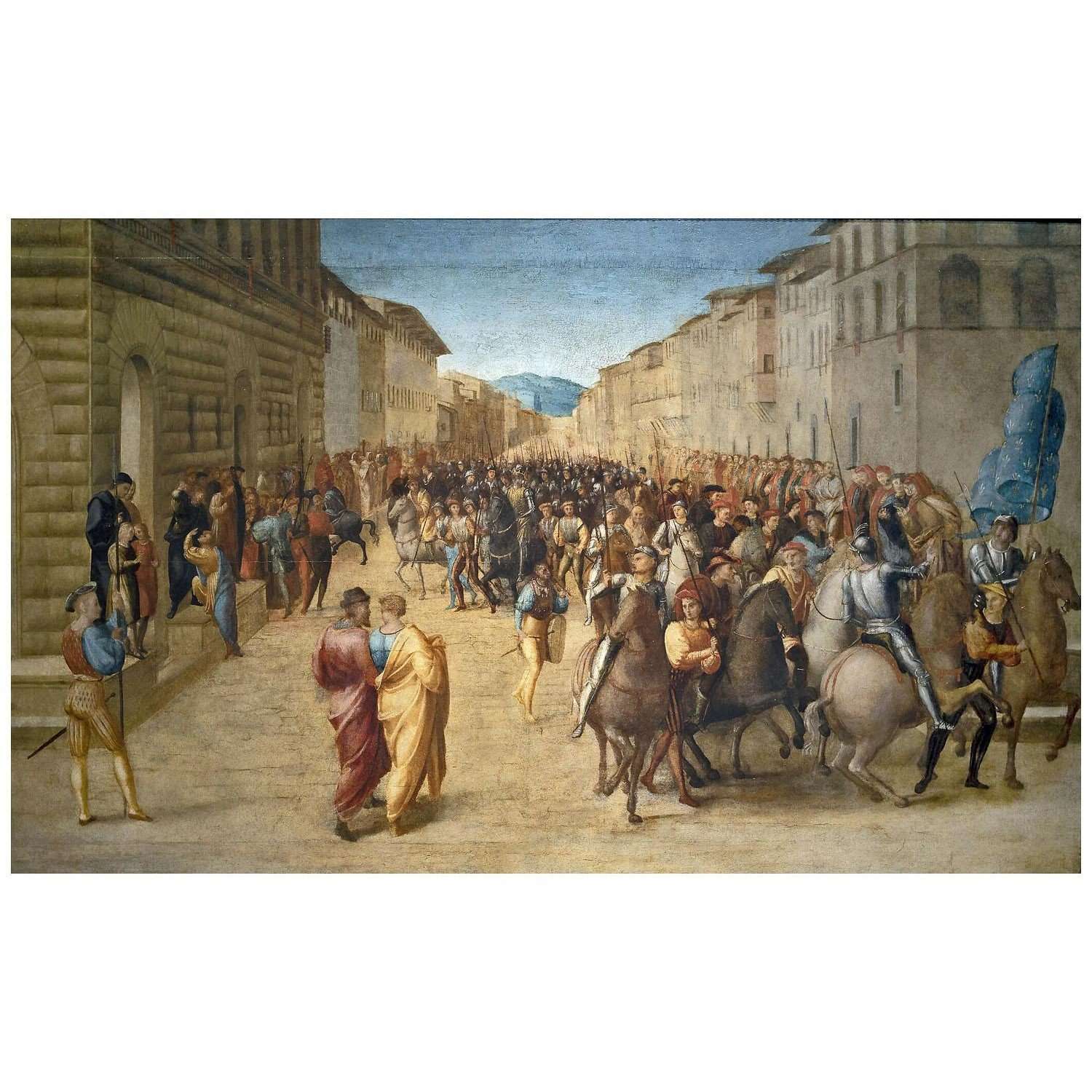  Francesco Granacci. Ingresso di Carlo VIII. 1517. Galleria degli Uffizi