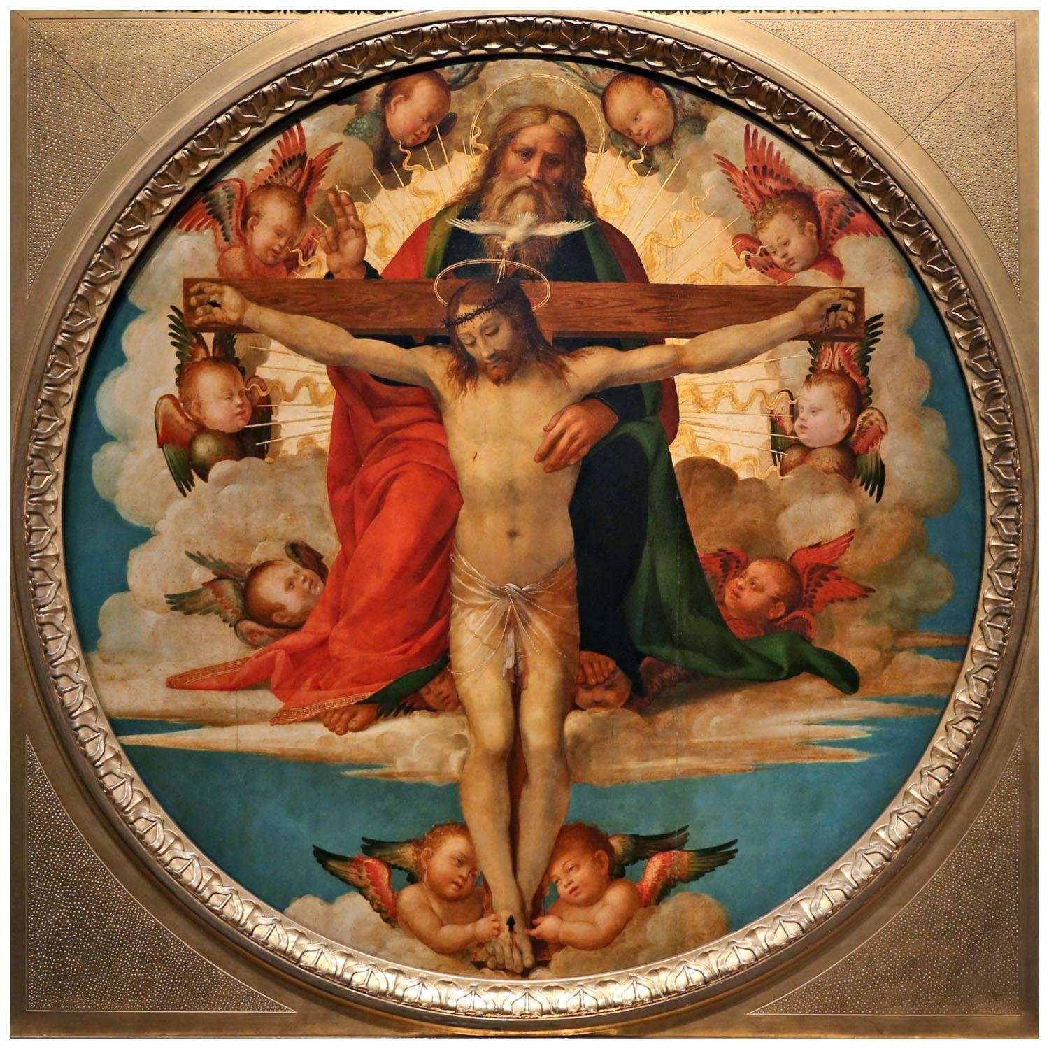  Francesco Granacci. Trinita. 1517. Gemaldegalerie Berlin