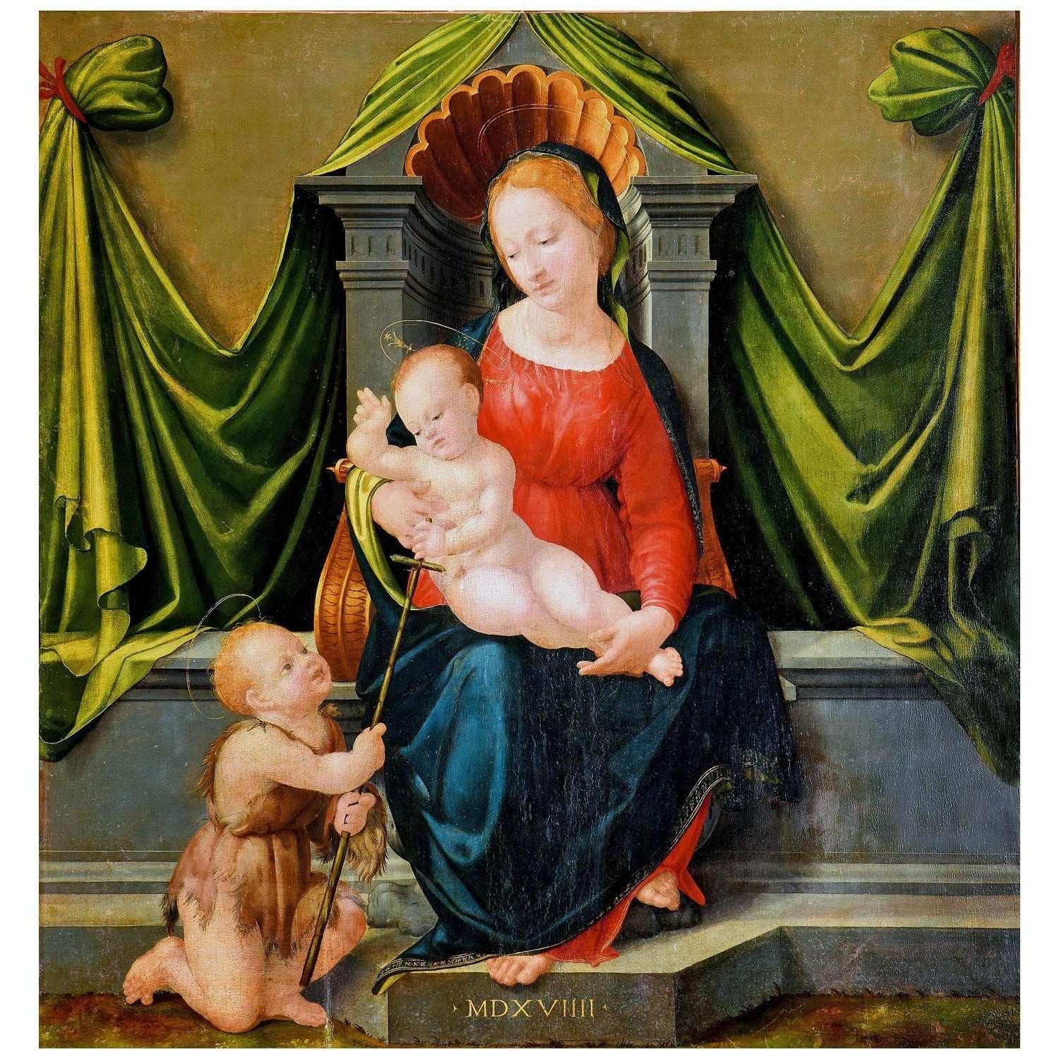  Francesco Granacci. Madonna in Trono. 1519. Odessa Fine Art Museum