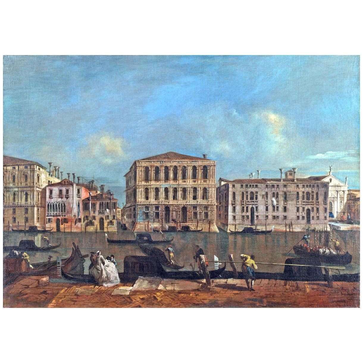  Francesco Guardi. Le Grand Canal. 1755. National Gallery London