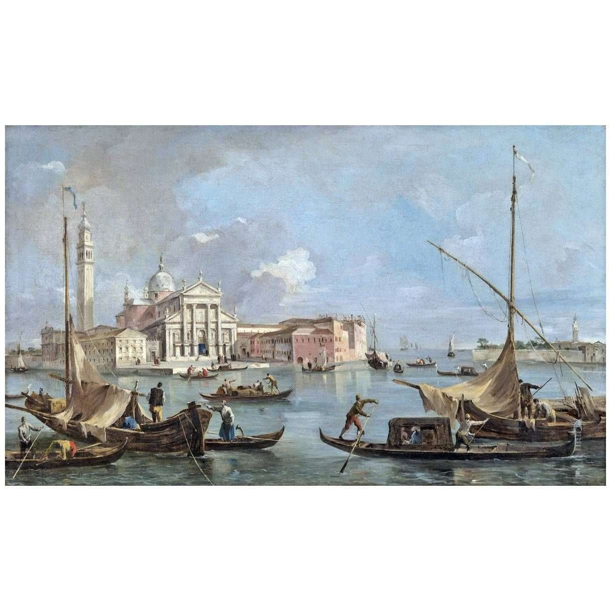  Francesco Guardi. San Giorgio Maggiore. 1760. Kelvingrove Glasgow