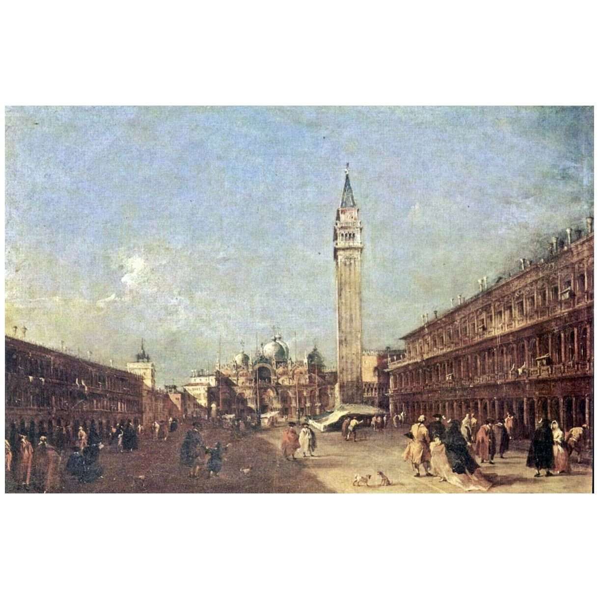  Francesco Guardi. Piazza San Marco. 1760-1770. Academia Carrara Bergamo