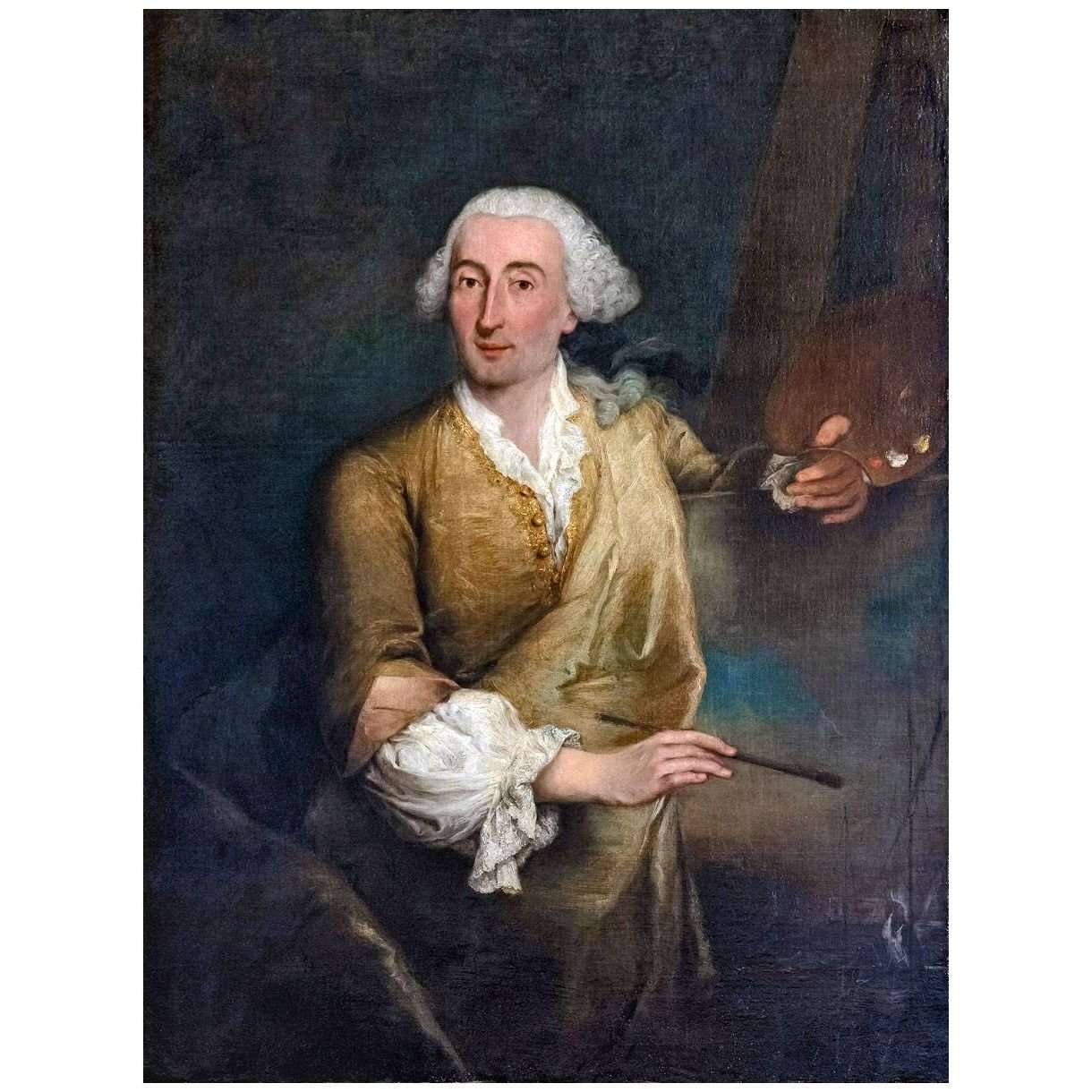  Pietro Longhi. Ritratto di Francesco Guardi. 1764. Ca' Rezzonico, Venizia