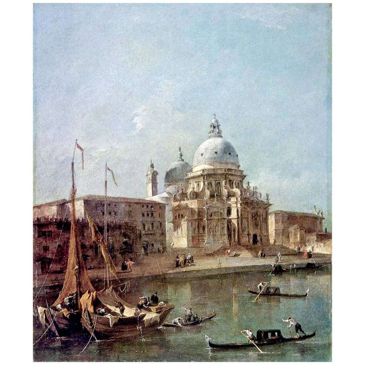  Francesco Guardi. Santa Maria della Salute. 1770. National Gallery Edinburgh