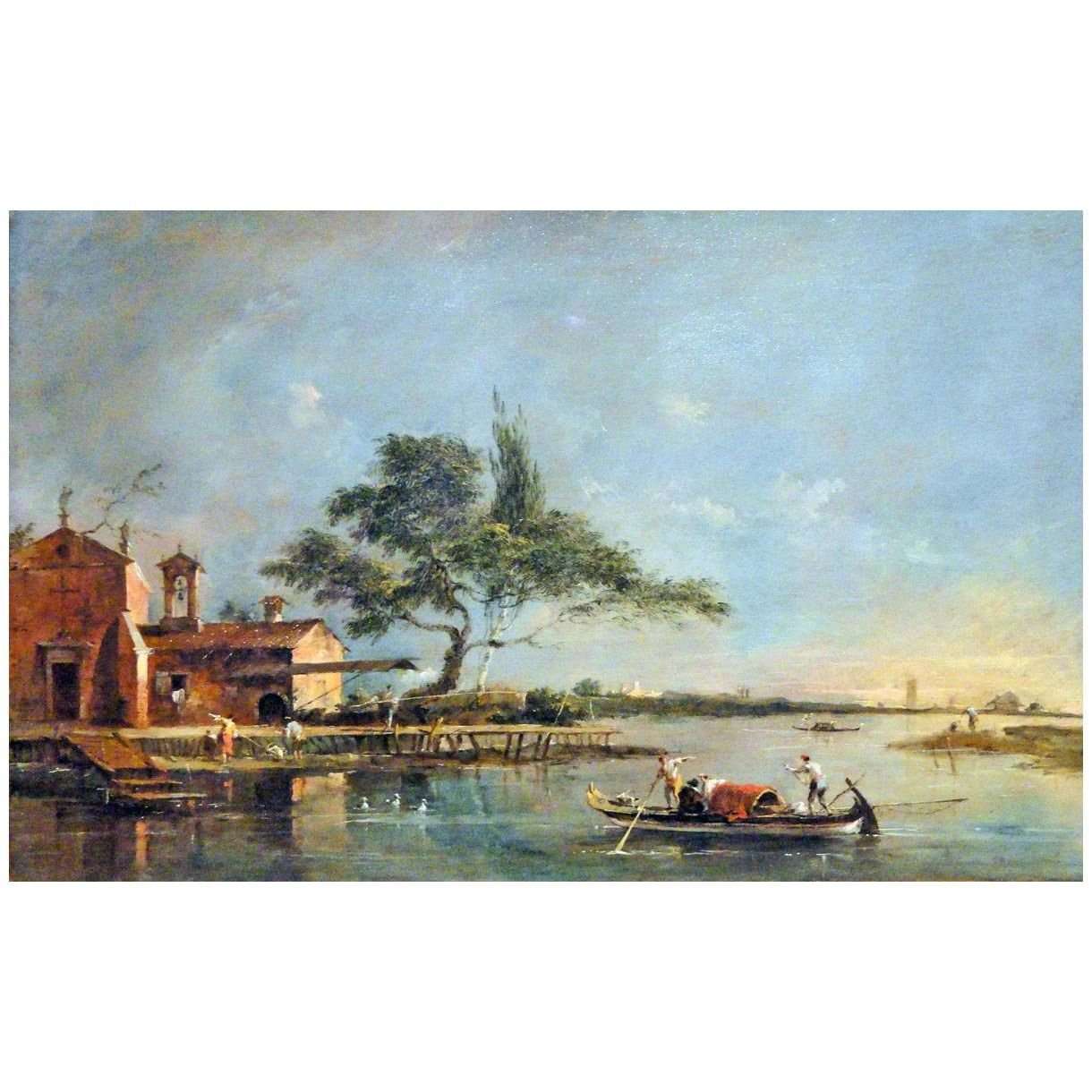  Francesco Guardi. Incendio nel deposito petrolifero. 1789. Gallerie dellAccademia Venezia