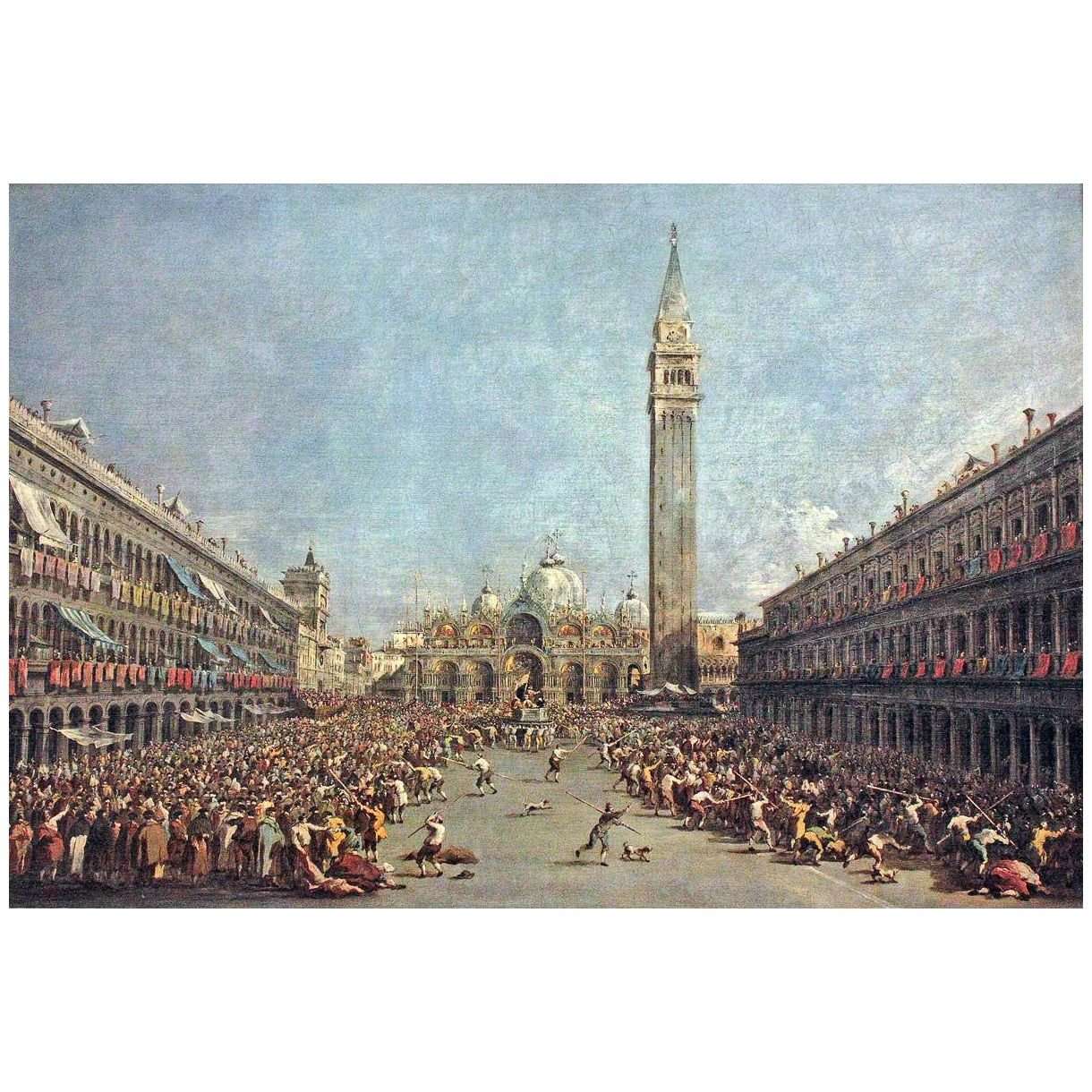  Francesco Guardi. Doge veneziano guidato da gondolieri. 1770s. Musee de Grenoble