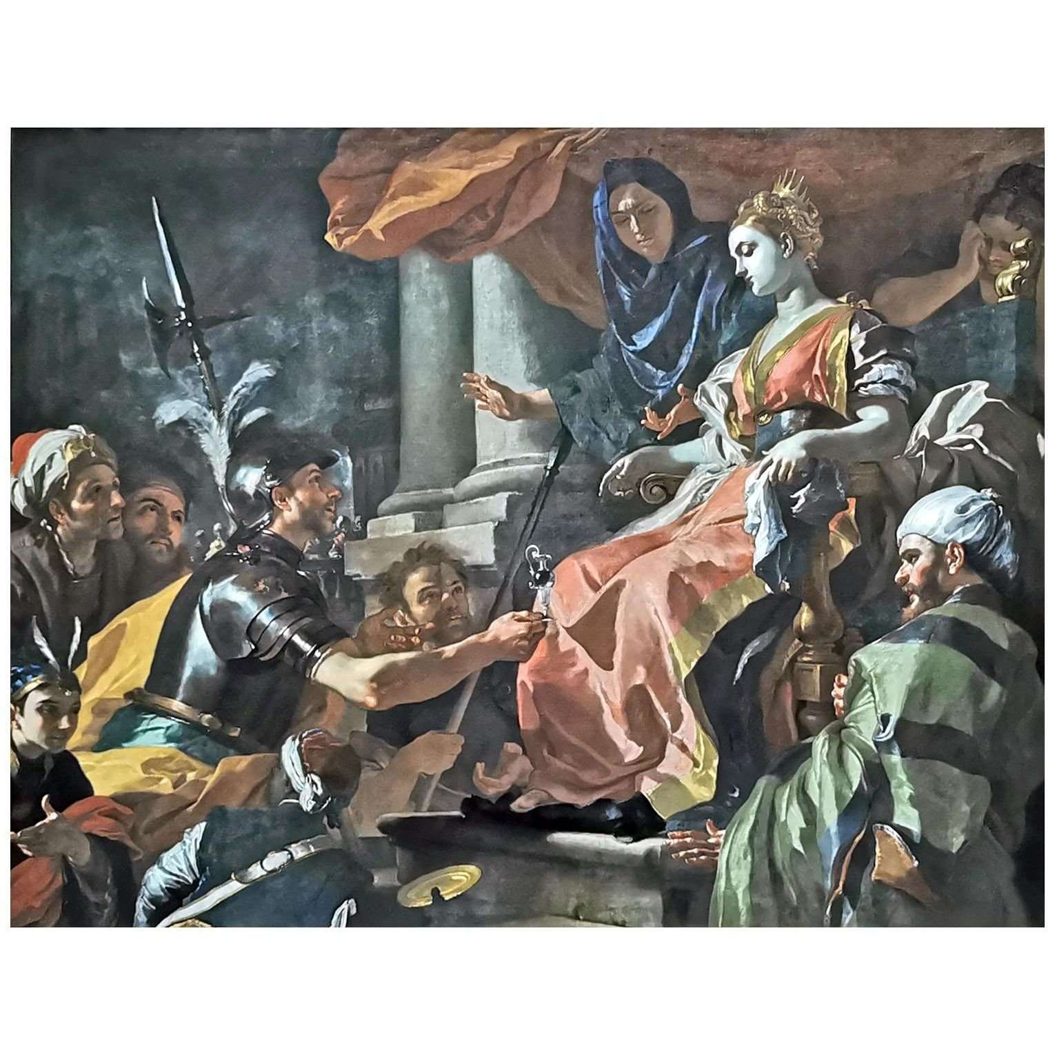  Francesco Solimena. Sophonisbe riceve il veleno. 1704. Gemaldegalerie Dresden