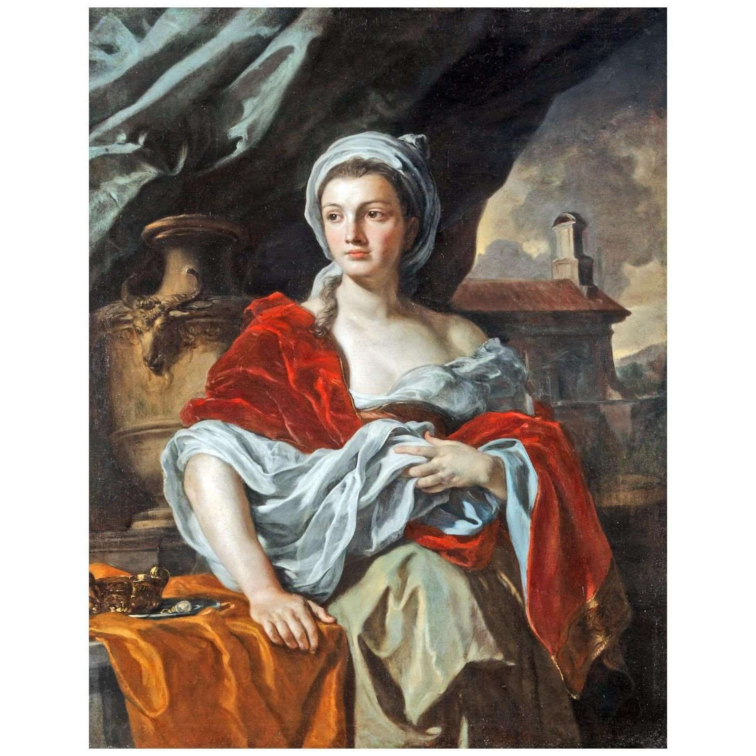  Francesco Solimena. Ritratto di donna. 1705. Mus?e des Augustins, Toulouse