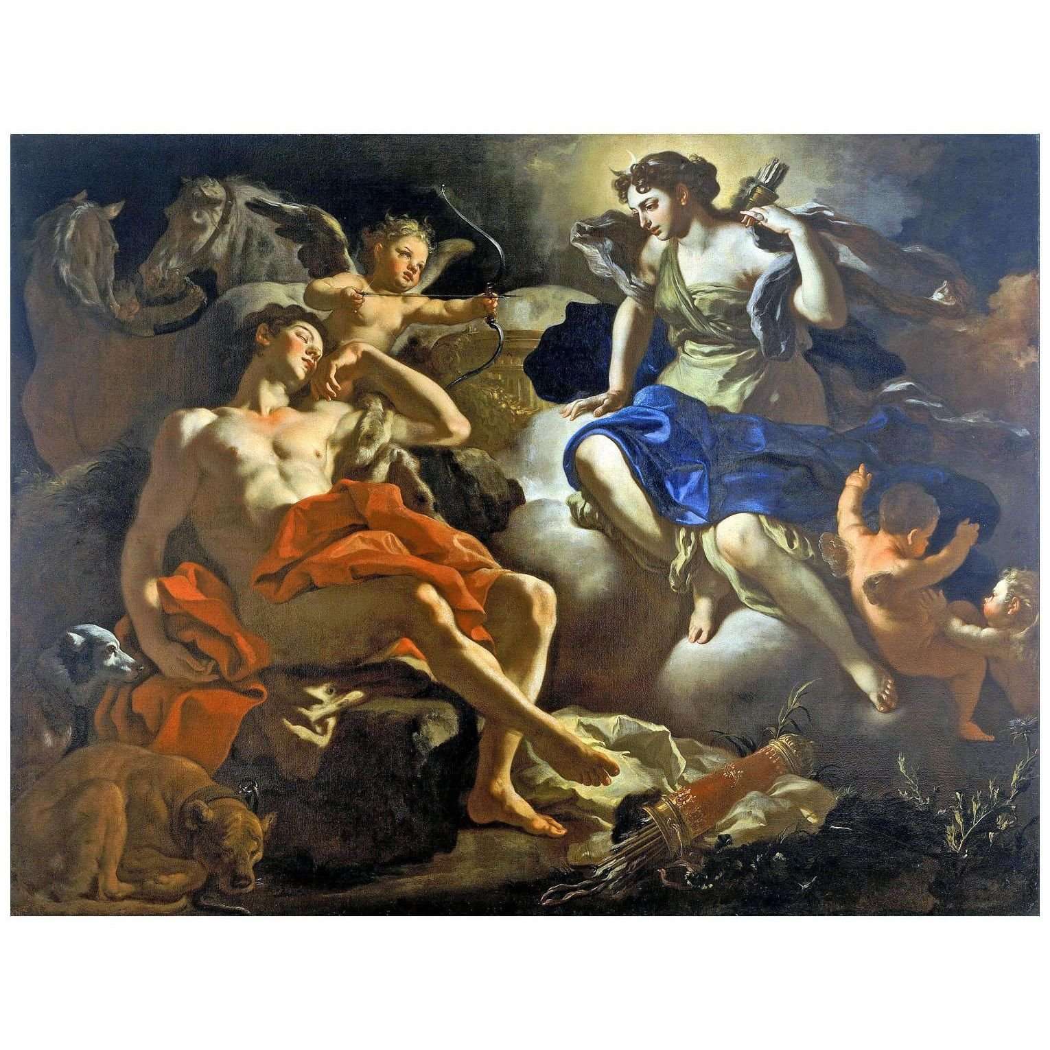  Francesco Solimena. Diana ed Endimione. 1705. Walker Art Gallery Liverpool