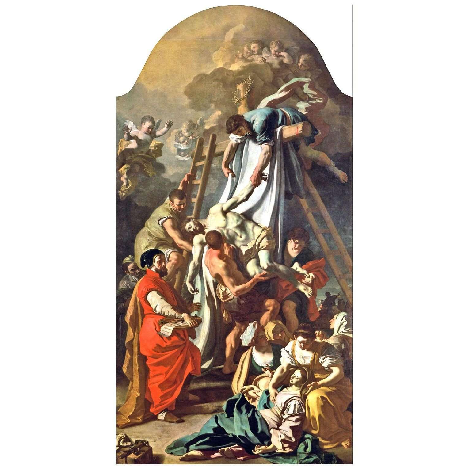  Francesco Solimena. Deposizione dalla Croce. 1729. KHM Wien