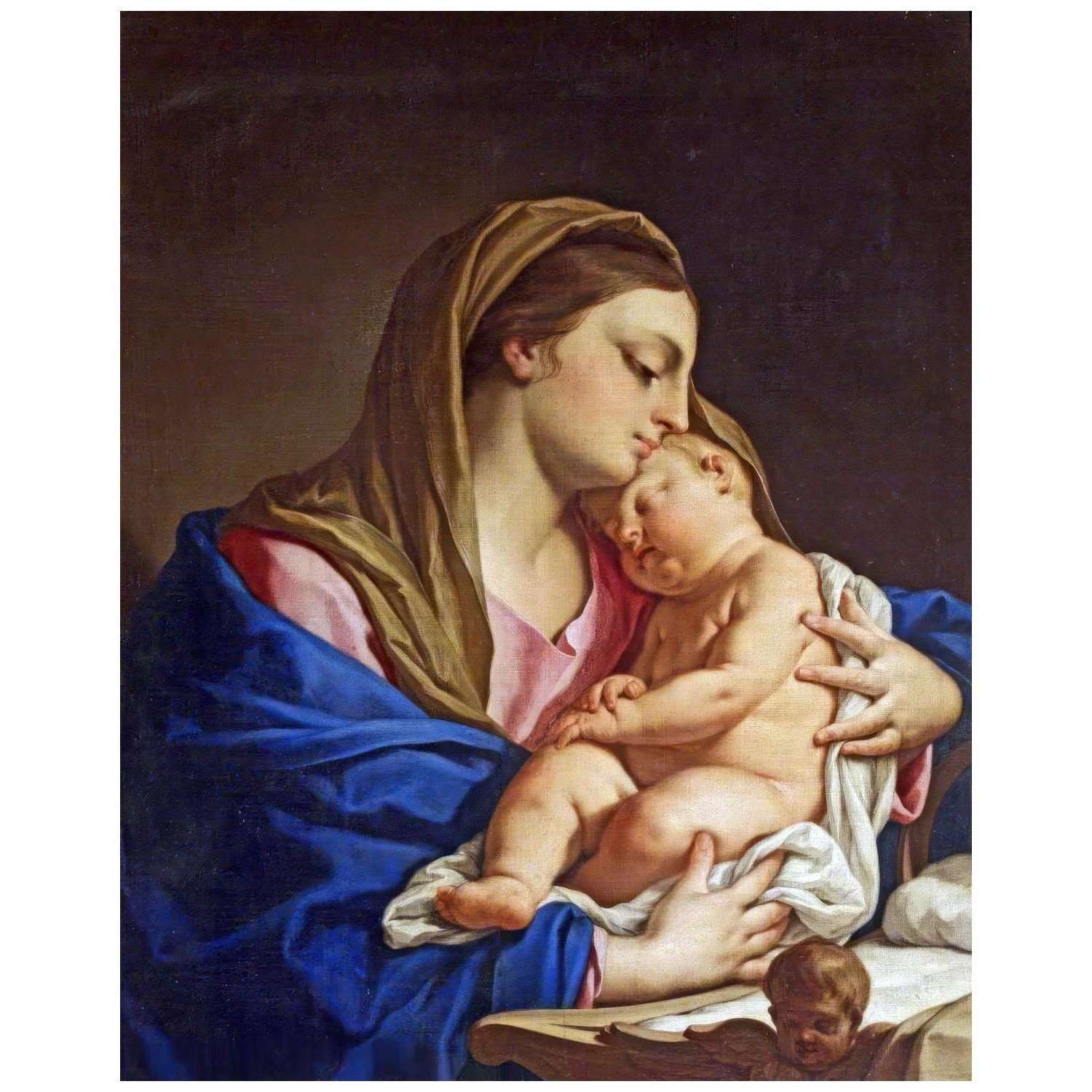  Francesco Trevisani. Madonna col Bambino. 1700. National Trust UK, Stourhead