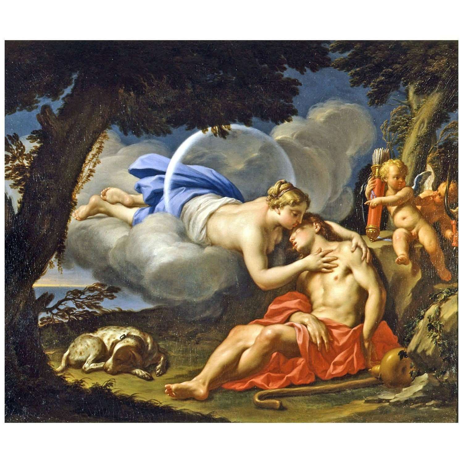  Francesco Trevisani. Diana ed Endimione. 1713. Schloss Wilhelmshohe Kassel