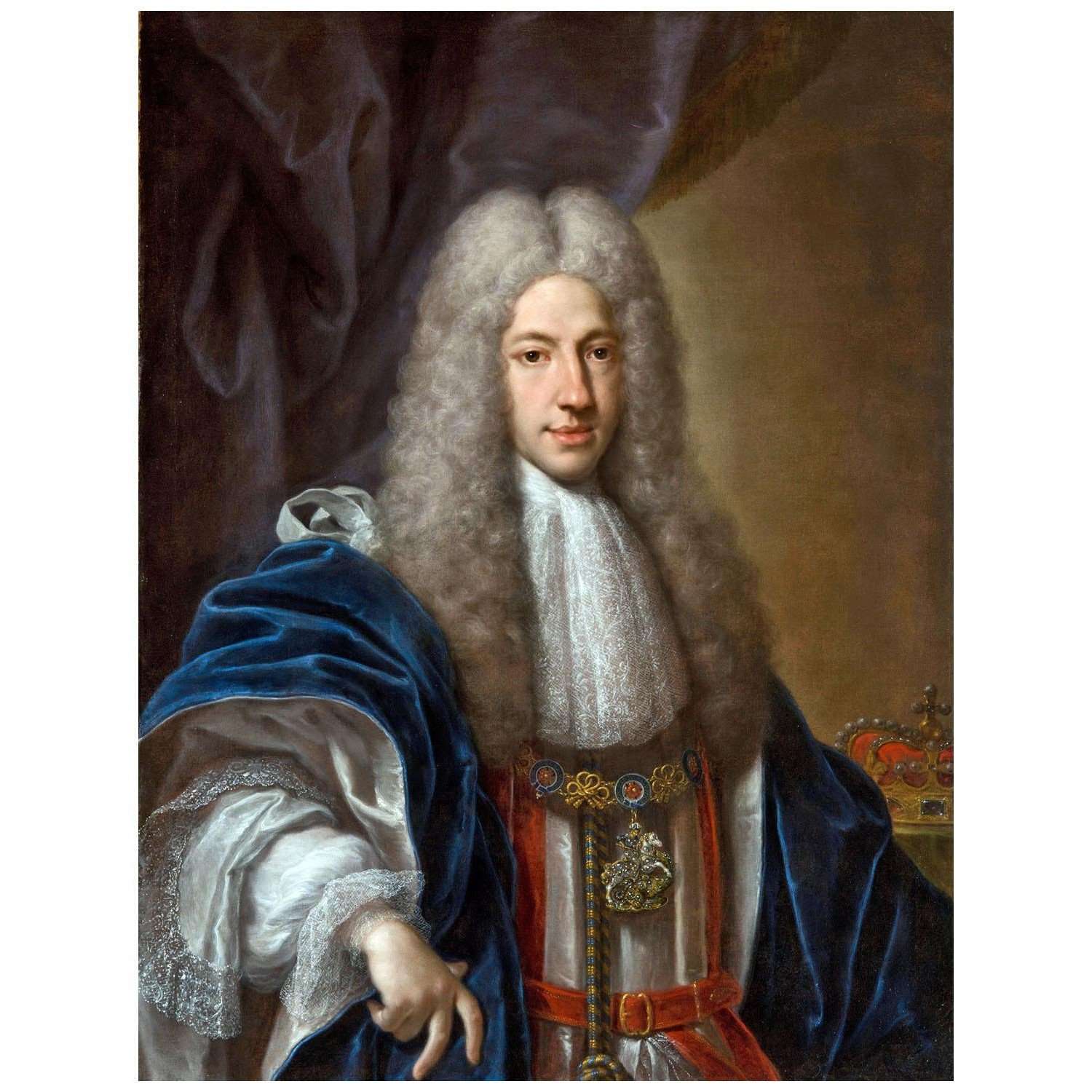  Francesco Trevisani. Prince James Francis Edward Stuart. 1719. NGS Edinburgh