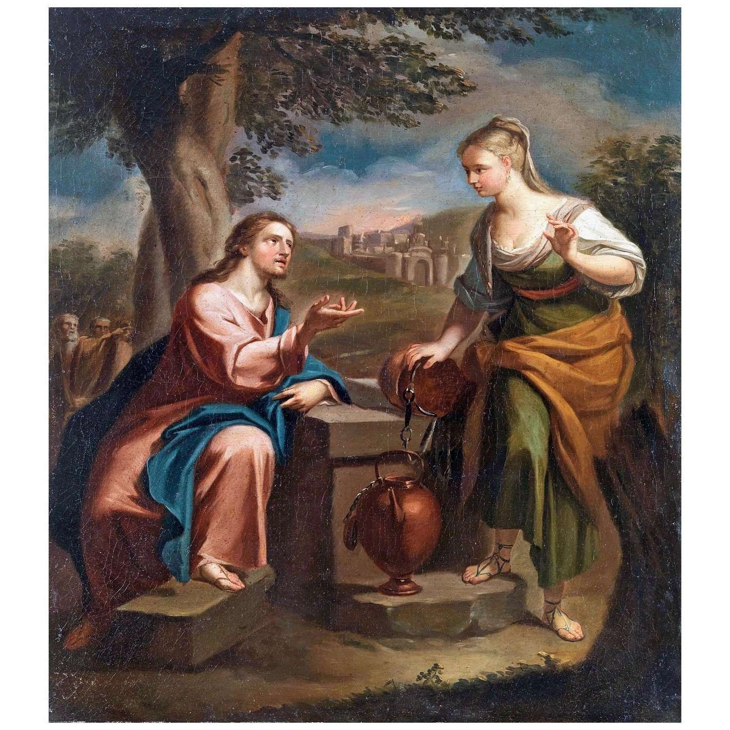  Francesco Trevisani. Cristo e la Samaritana. 1730. Collezione privata