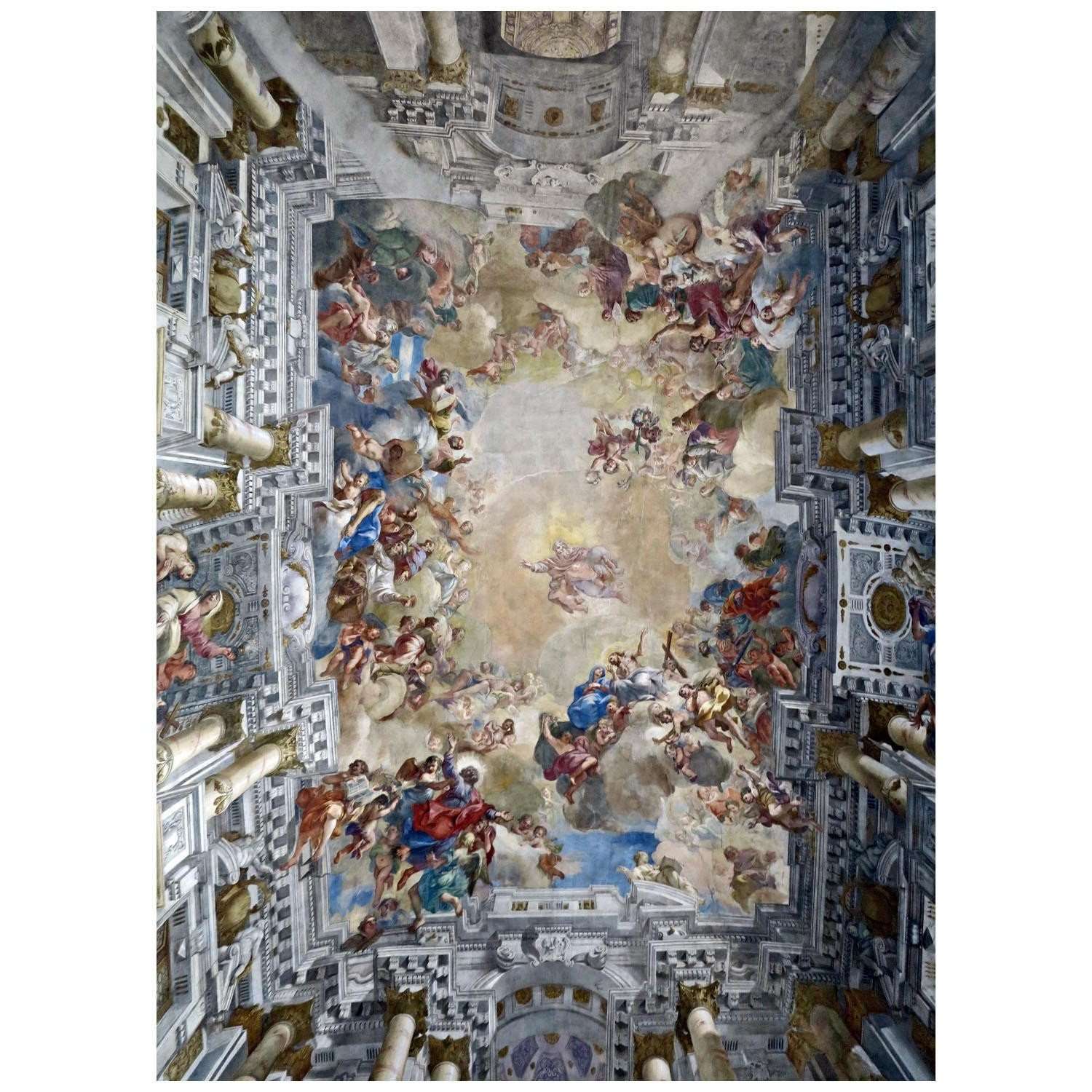  Francesco Trevisani. Volta affrescata. Chiesa di San Matteo, Pisa