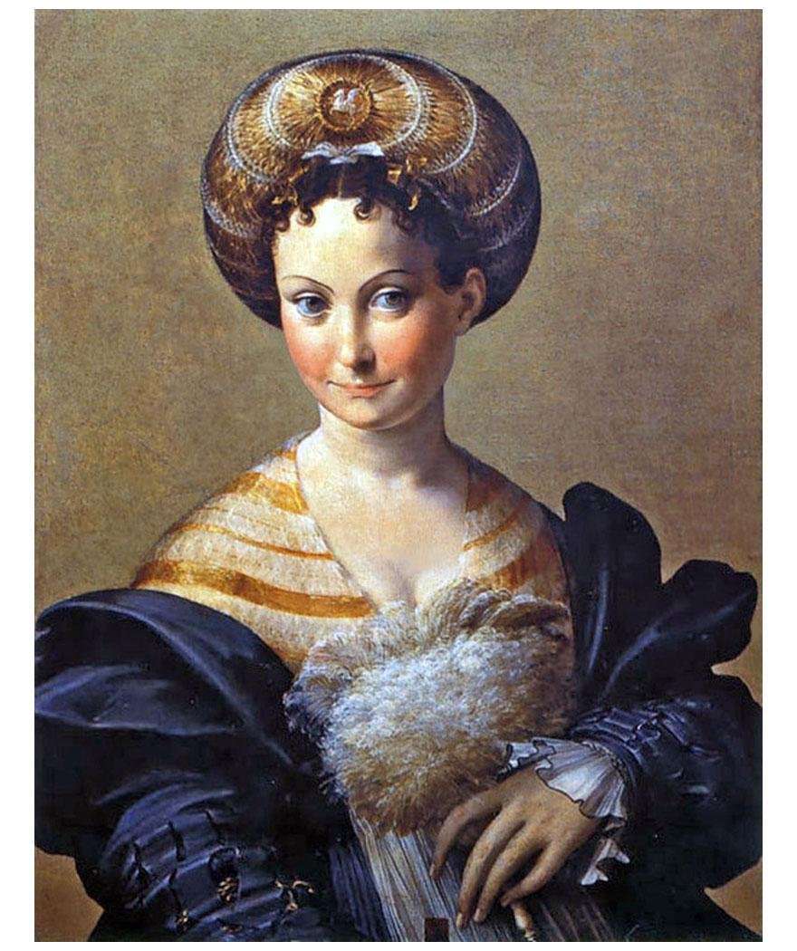  Parmigianino. Schiava Turca. 1530-s. Galleria Nazionale di Parma