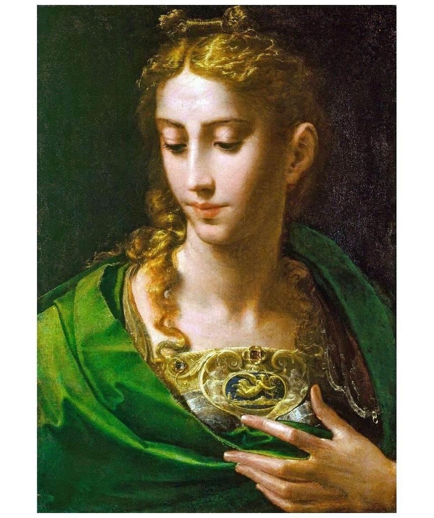  Parmigianino. Pallas Athena. 1539. Royal Collection, London